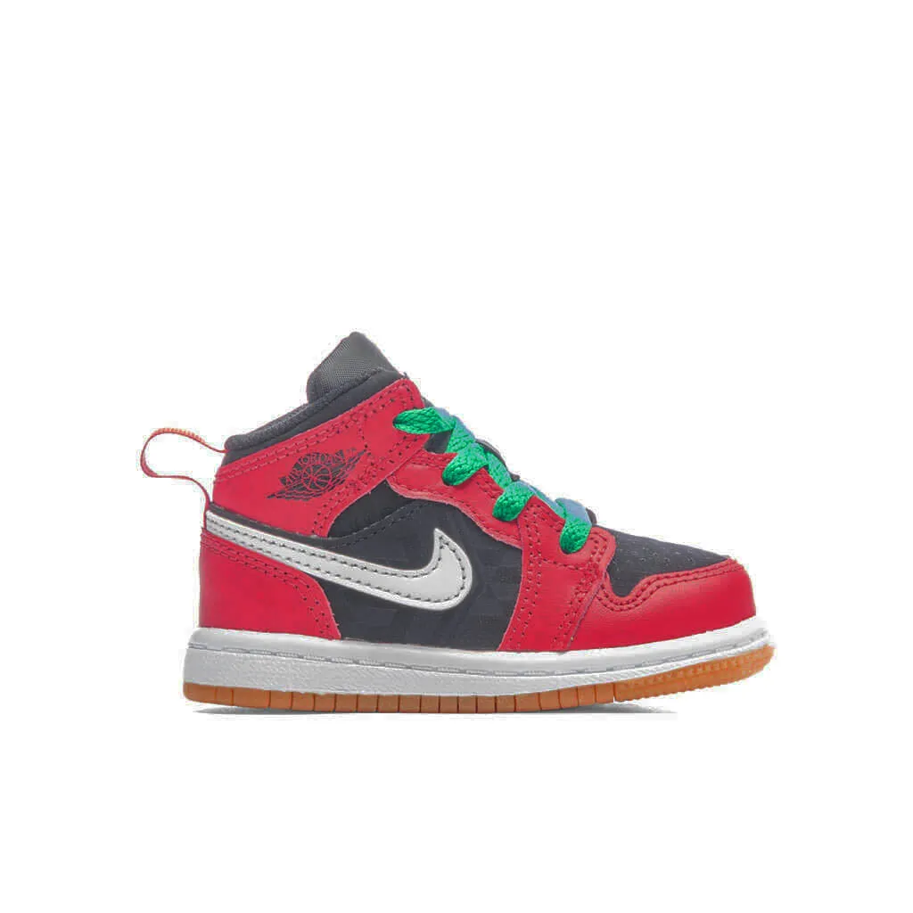 1 Mid SE (TD) - Black/Fire Red/Malachite