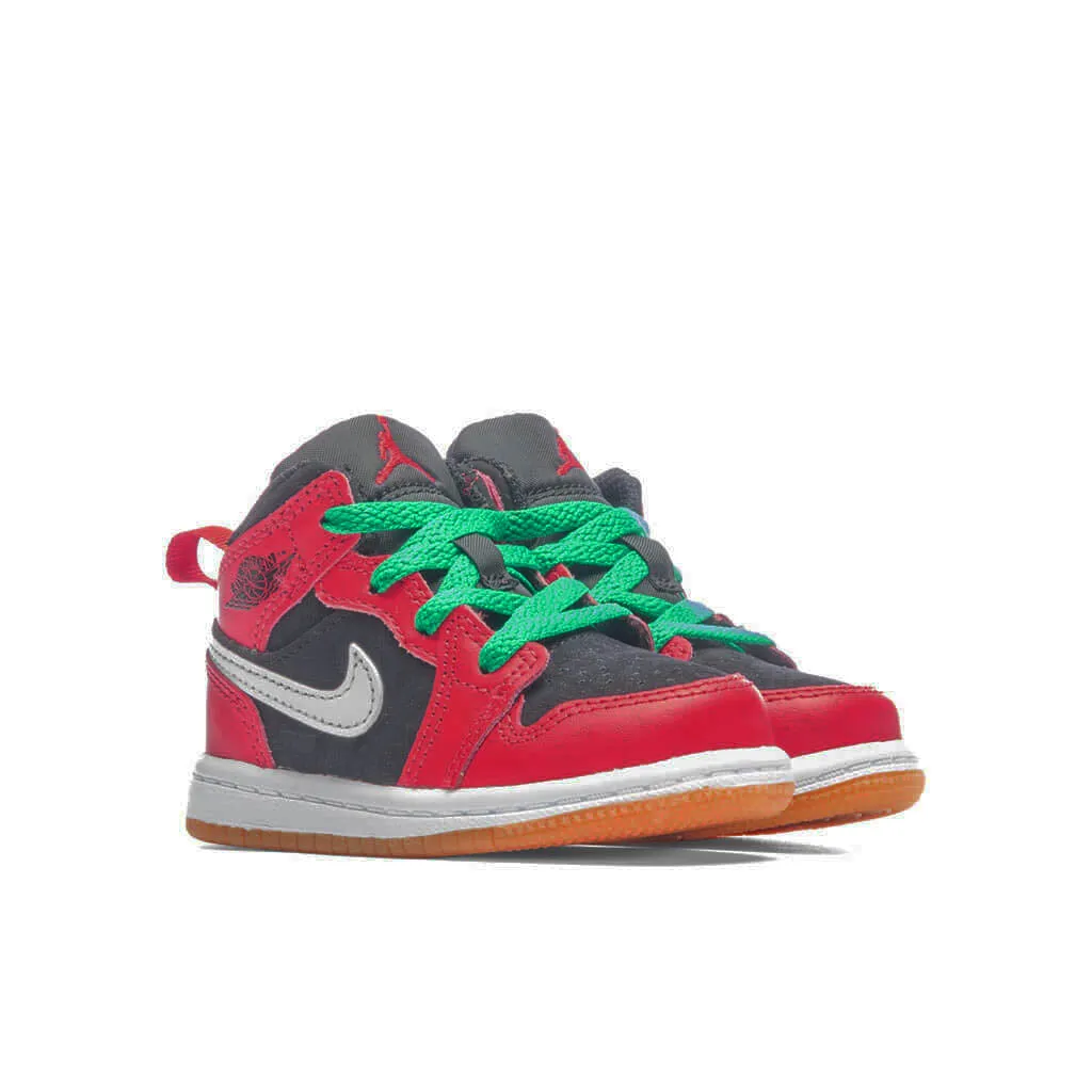 1 Mid SE (TD) - Black/Fire Red/Malachite