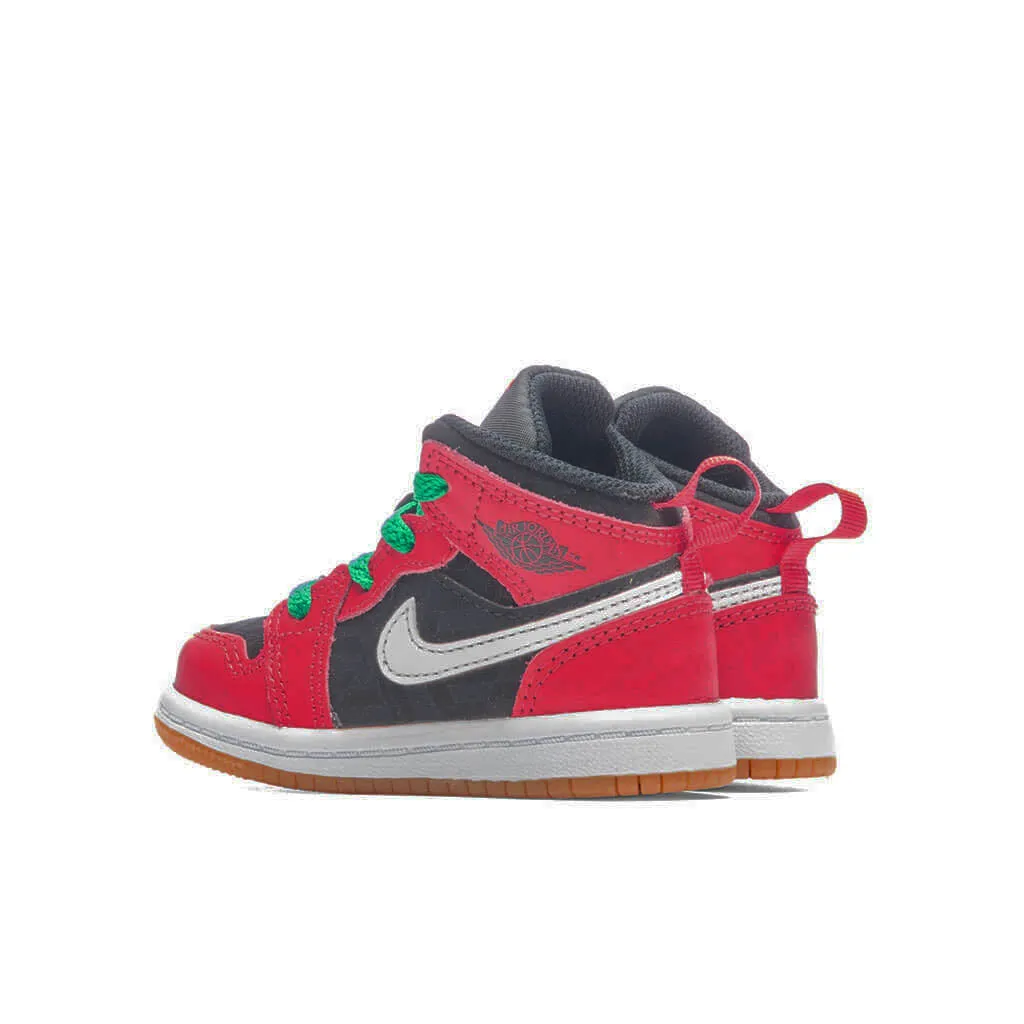 1 Mid SE (TD) - Black/Fire Red/Malachite