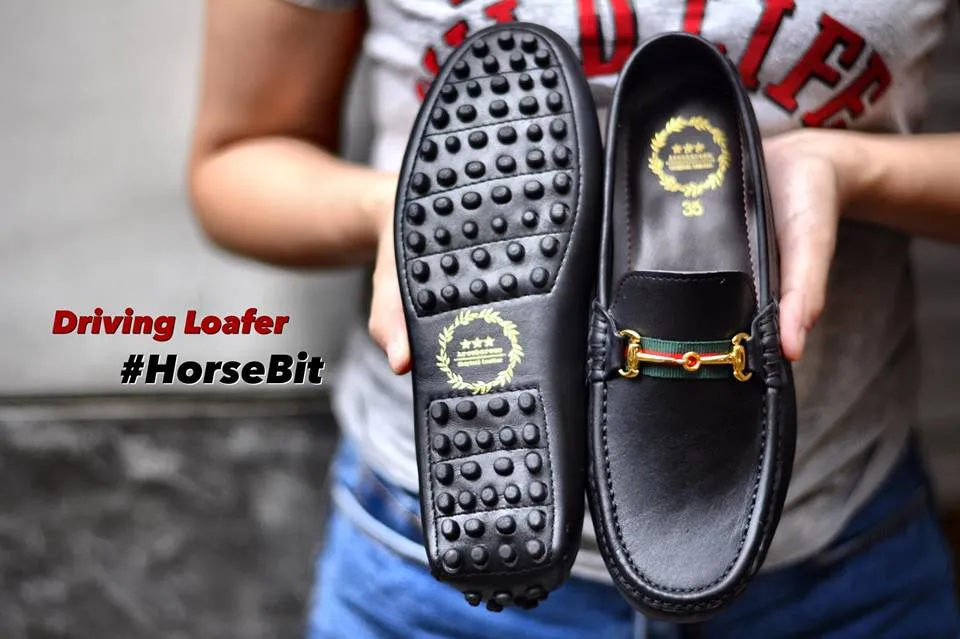 702-1 Driving Loafer horsebit x Ribbon