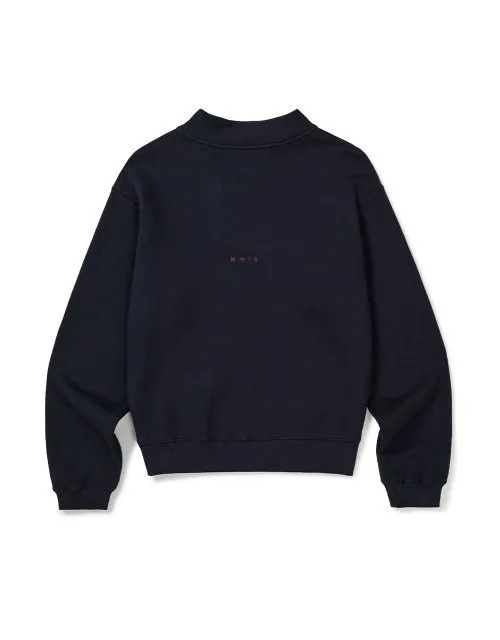 87MM  |Unisex Street Style Long Sleeves Cotton Logo Sweatshirts