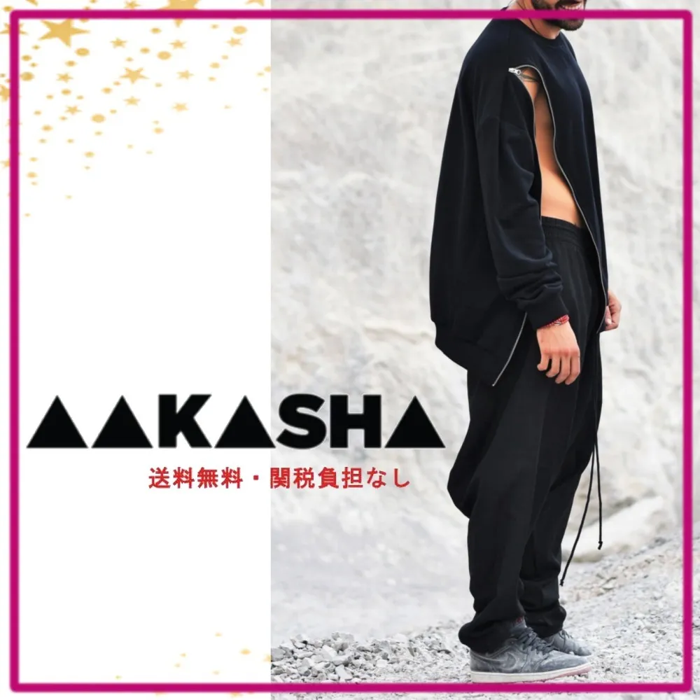 Aakasha  |Pullovers Unisex Blended Fabrics Street Style Long Sleeves