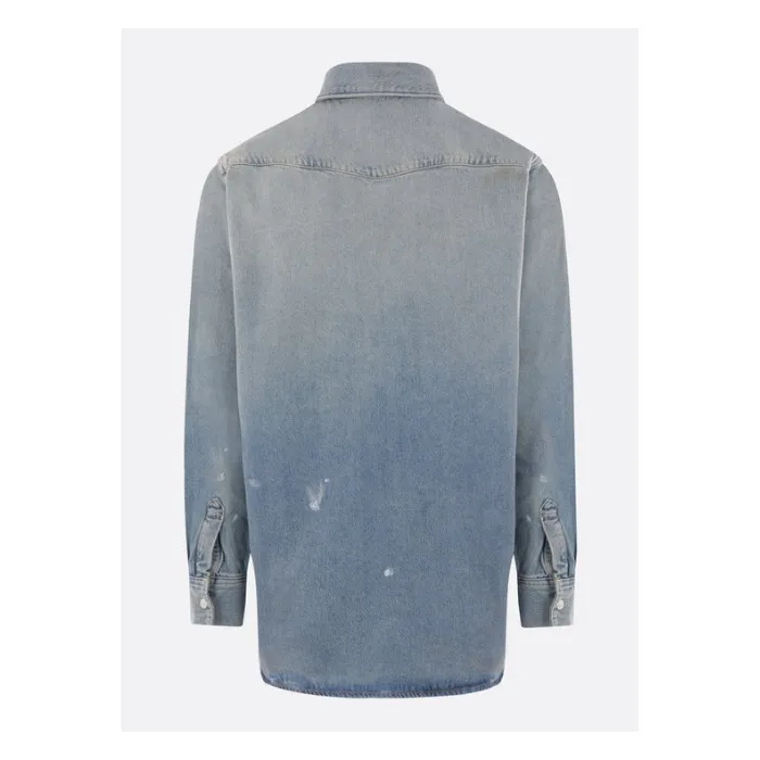 Acne Studios  |Long Sleeves Plain Cotton Designers Shirts