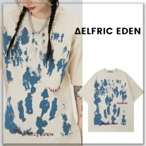 Aelfric Eden  |Crew Neck Pullovers Unisex Street Style Cotton Short Sleeves