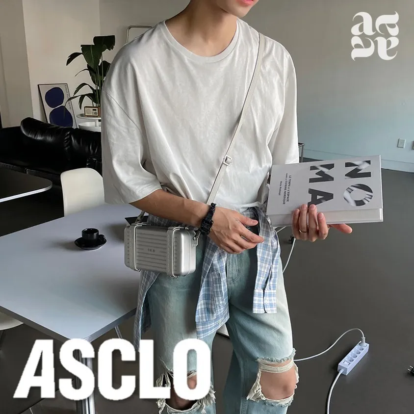 ASCLO  |Crew Neck Pullovers Unisex Street Style U-Neck Plain