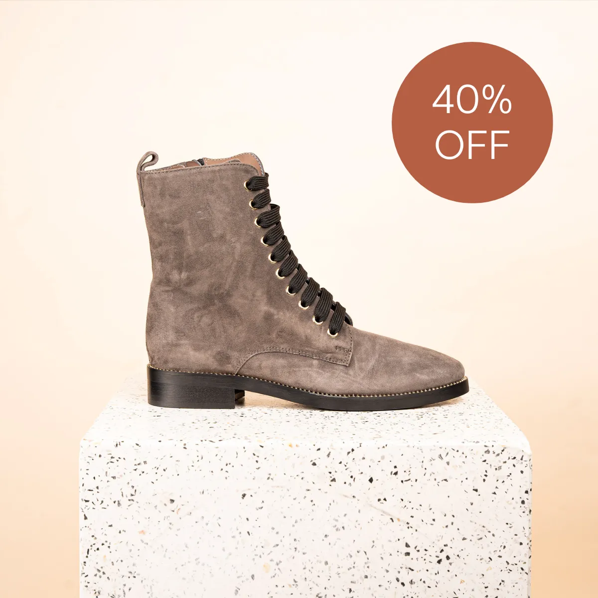 Asti - Gray Suede SAMPLE SALE - FINAL SALE