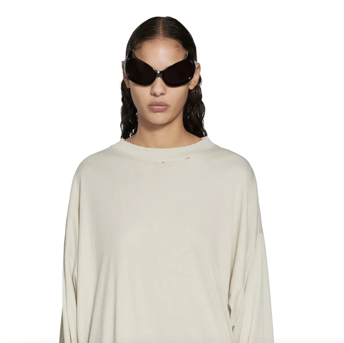 BALENCIAGA  |Crew Neck Pullovers Unisex Street Style Collaboration