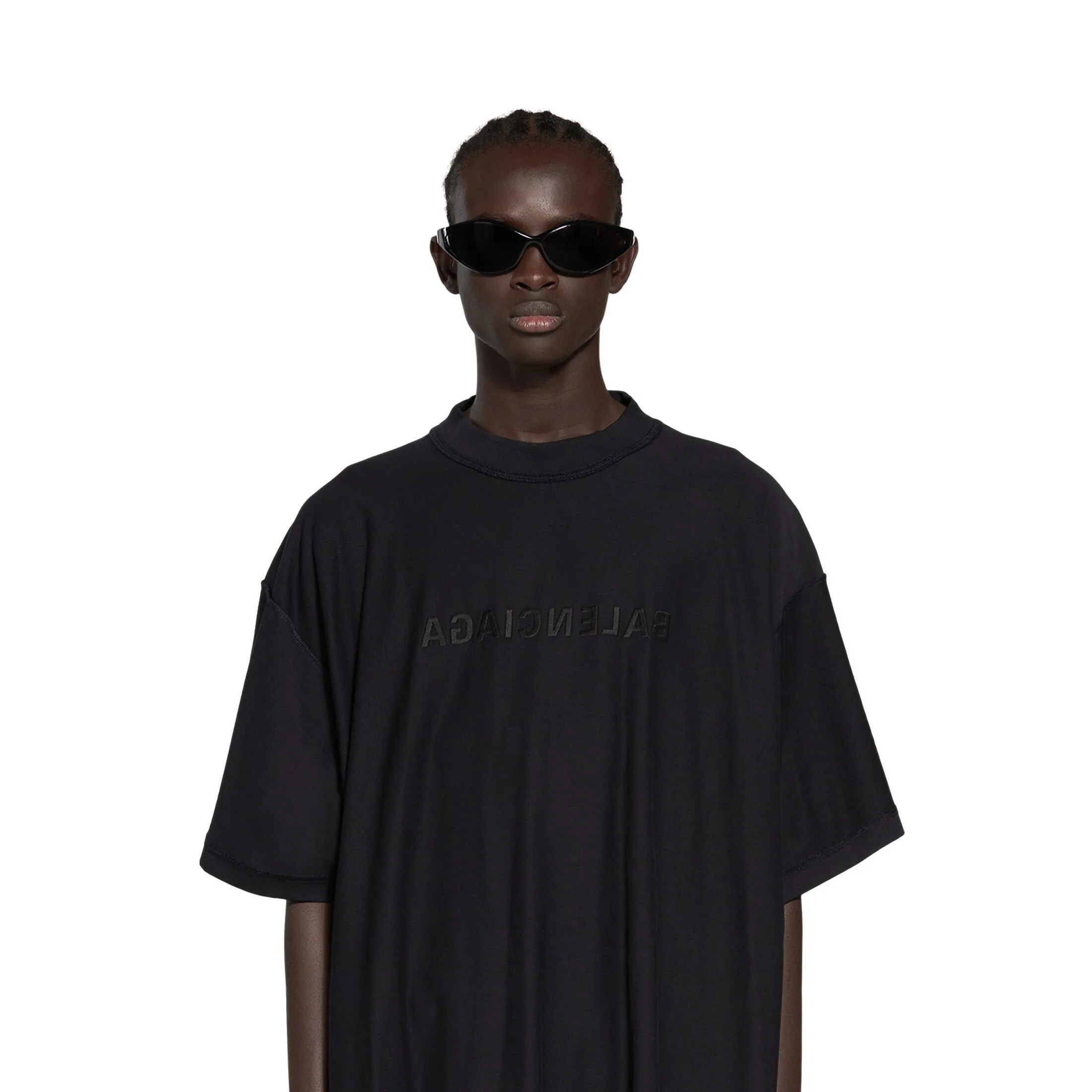 BALENCIAGA  |Crew Neck Pullovers Unisex Street Style U-Neck Plain Cotton