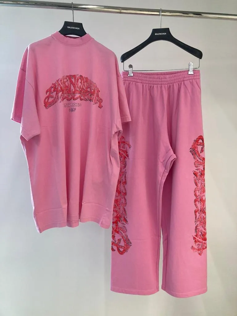 BALENCIAGA  |Offshore T-shirt Oversized in Pink