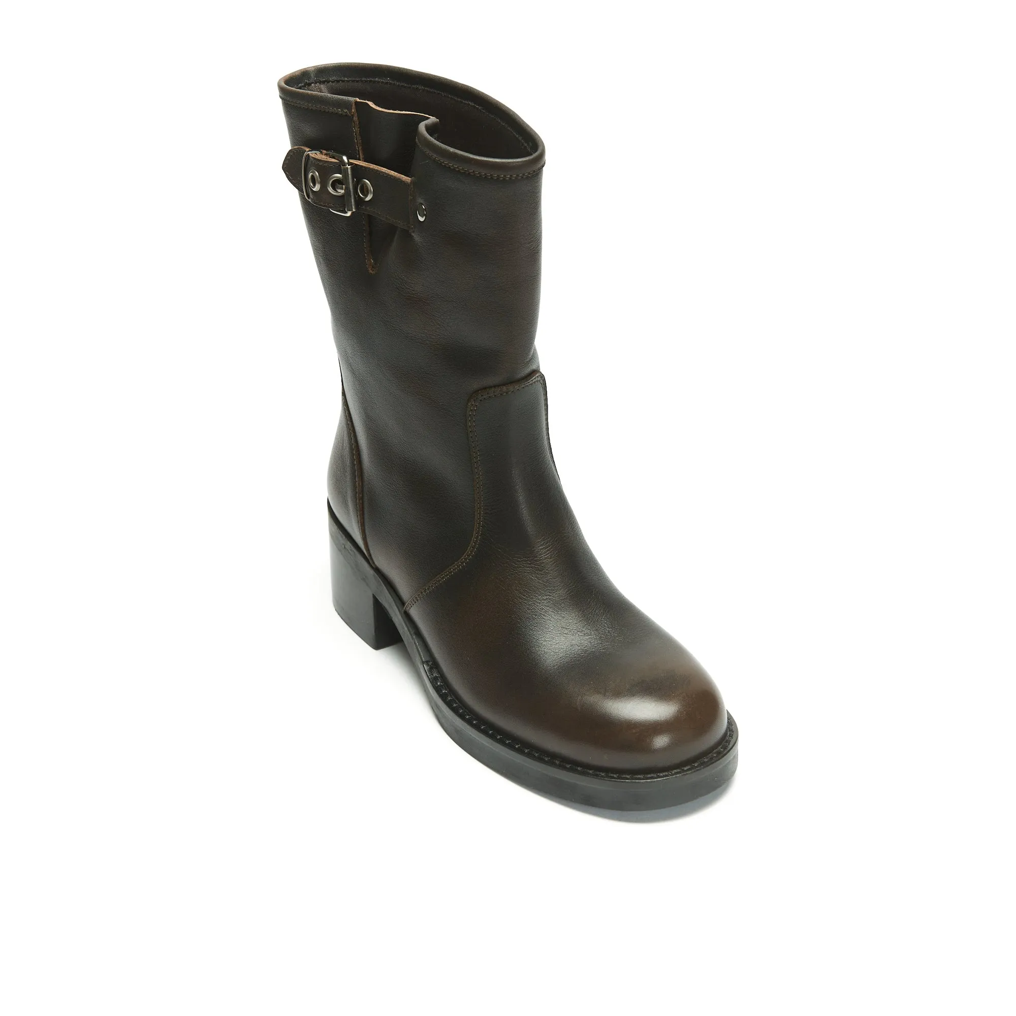 Biker boot brown