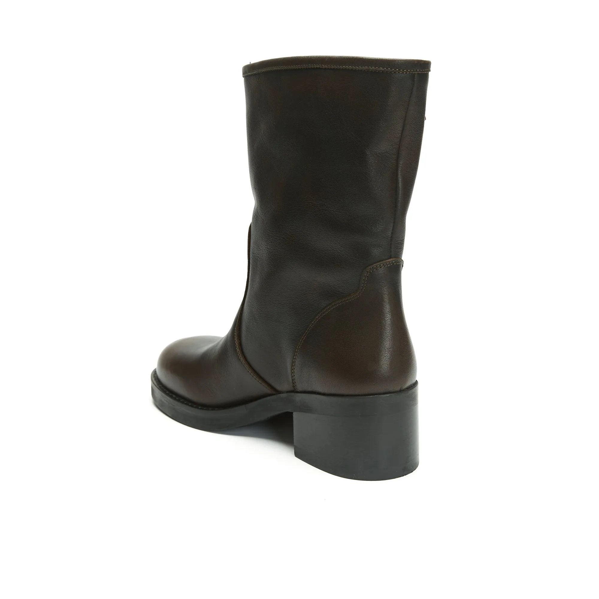 Biker boot brown