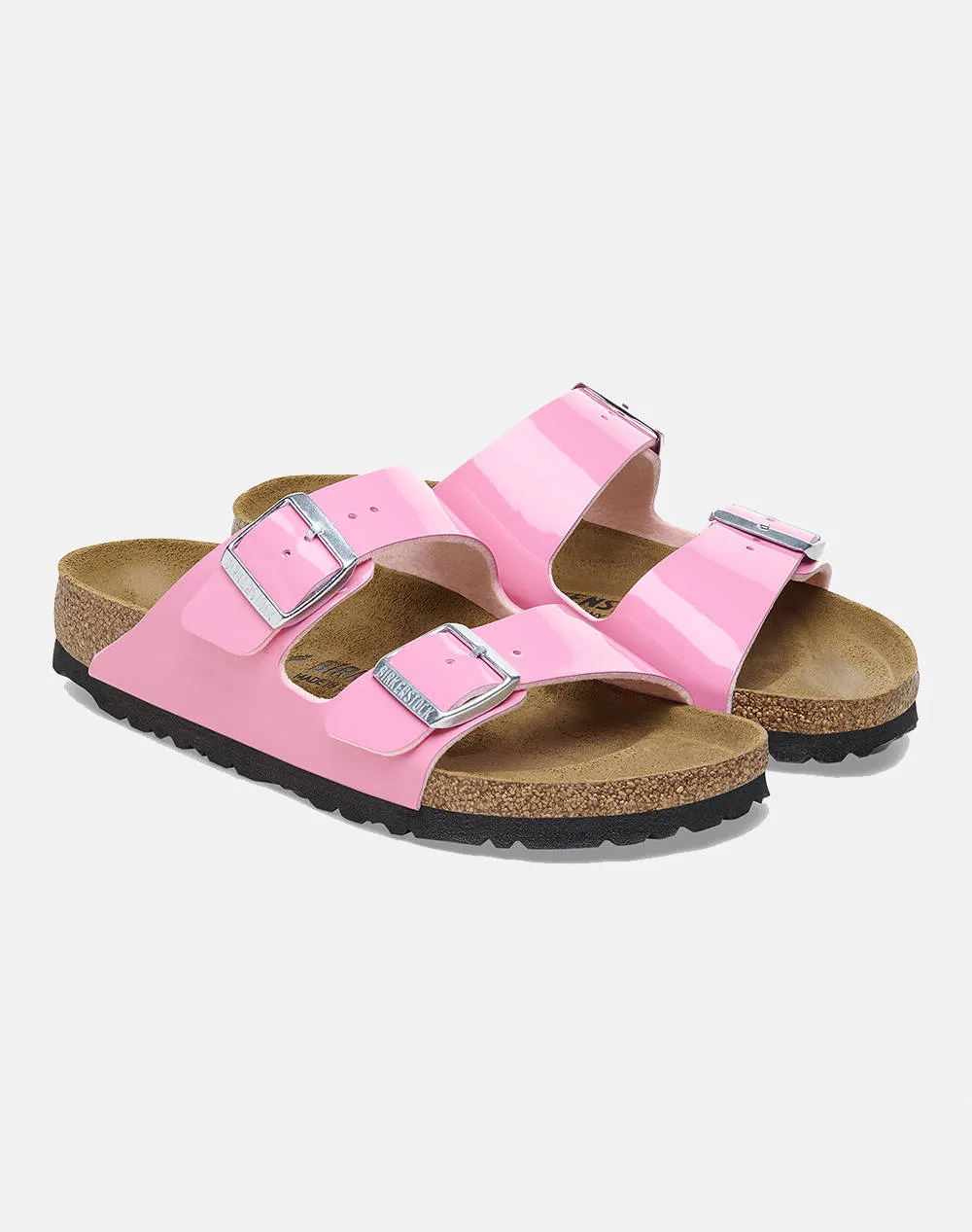 BIRKENSTOCK BS CLASSIC ARIZONA BF PATENT CANDY PINK/BLACK 35 - 43 NARROW SEASONAL WOMEN''S SHOES