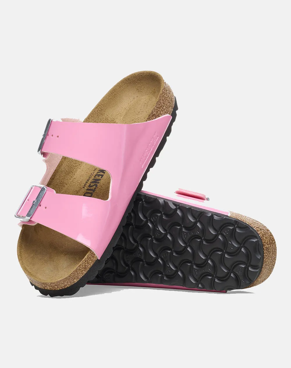 BIRKENSTOCK BS CLASSIC ARIZONA BF PATENT CANDY PINK/BLACK 35 - 43 NARROW SEASONAL WOMEN''S SHOES