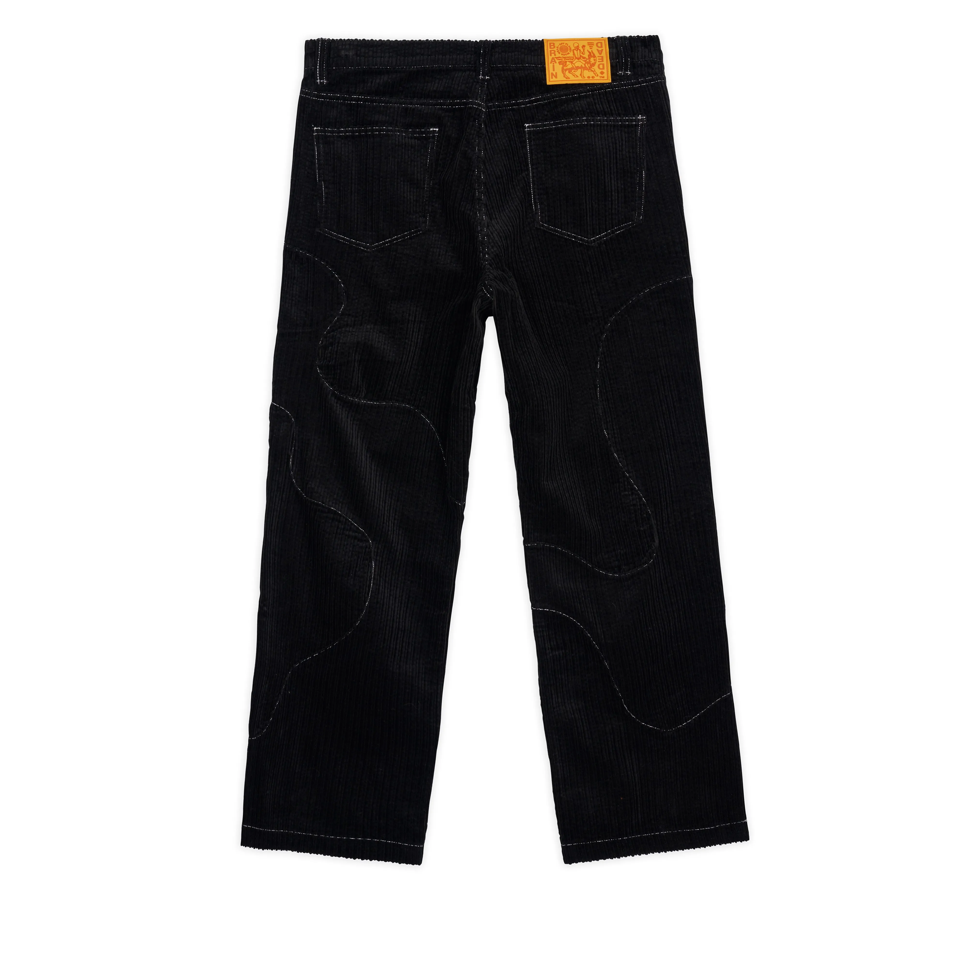 Brain Dead - Men's Organic Paneled Corduroy Pants - (Black)