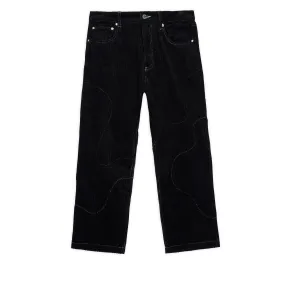 Brain Dead - Men's Organic Paneled Corduroy Pants - (Black)