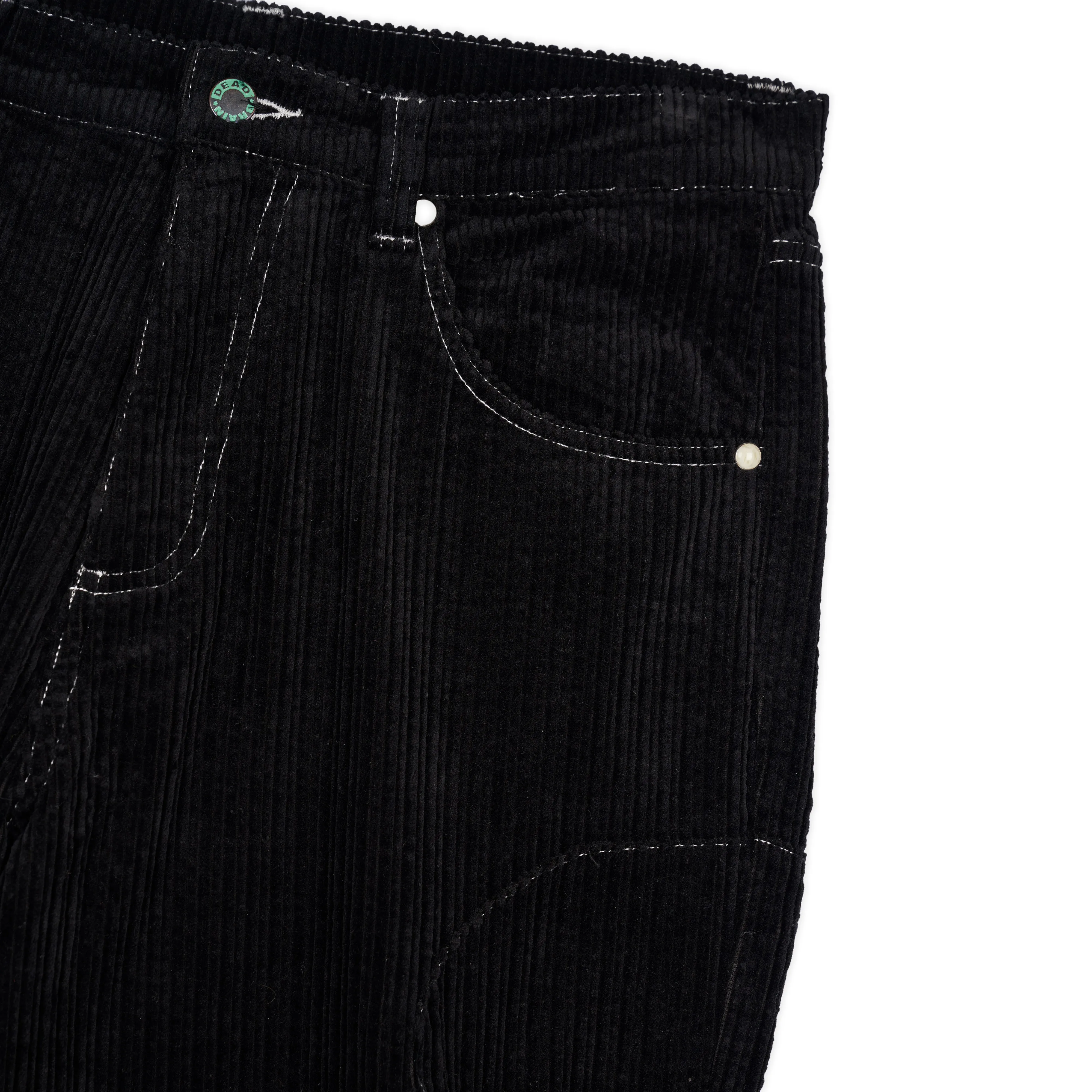 Brain Dead - Men's Organic Paneled Corduroy Pants - (Black)