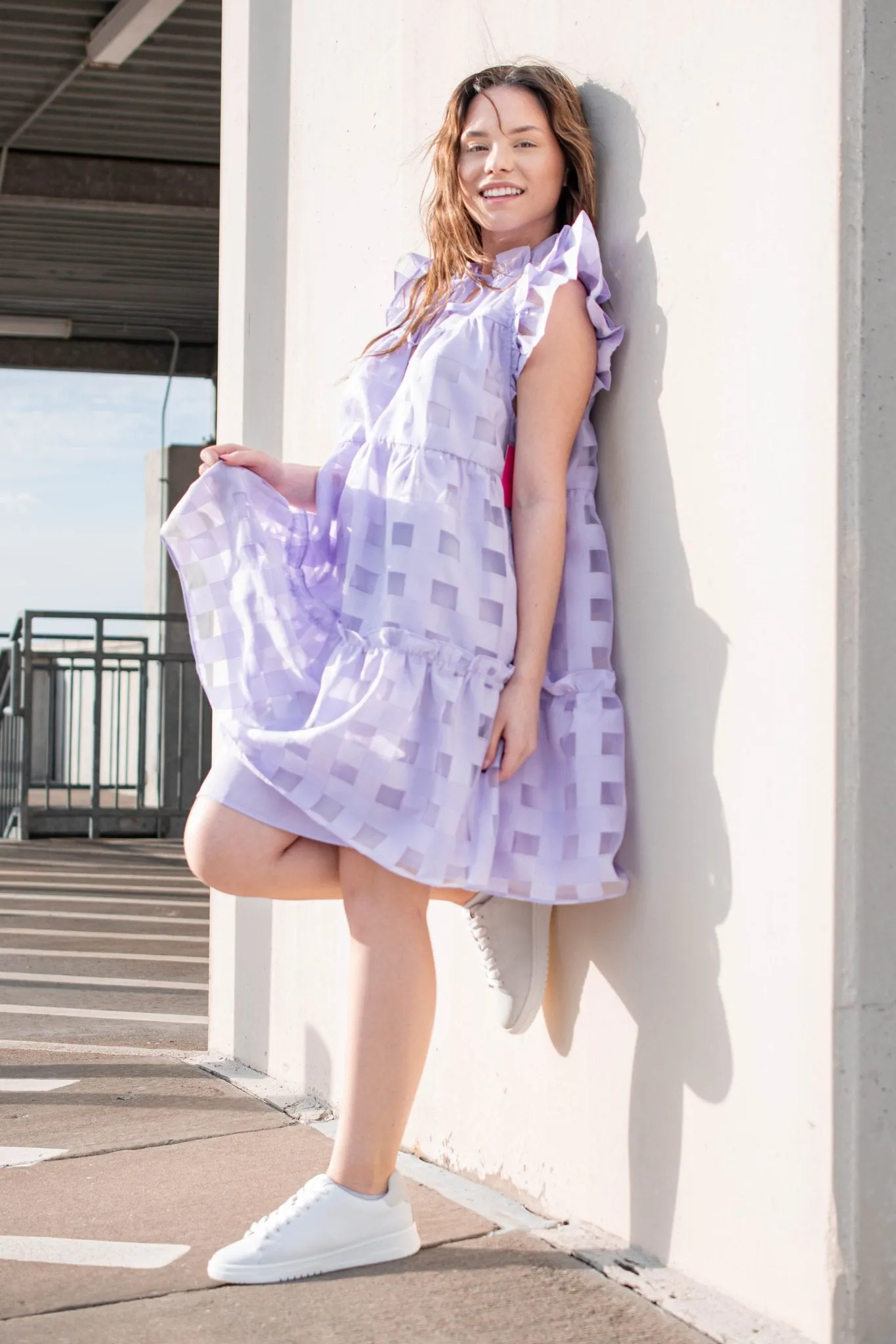 Buddy Love: Aubrey Dress in Lilac