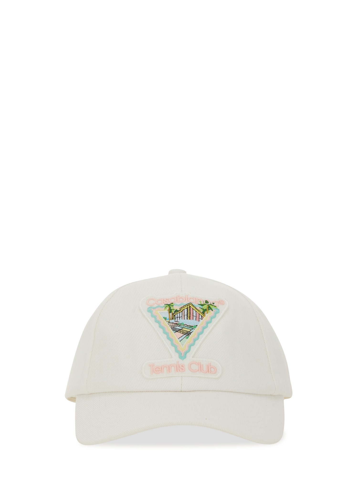 CASABLANCA    COTTON LOGO PATCH BASEBALL CAP