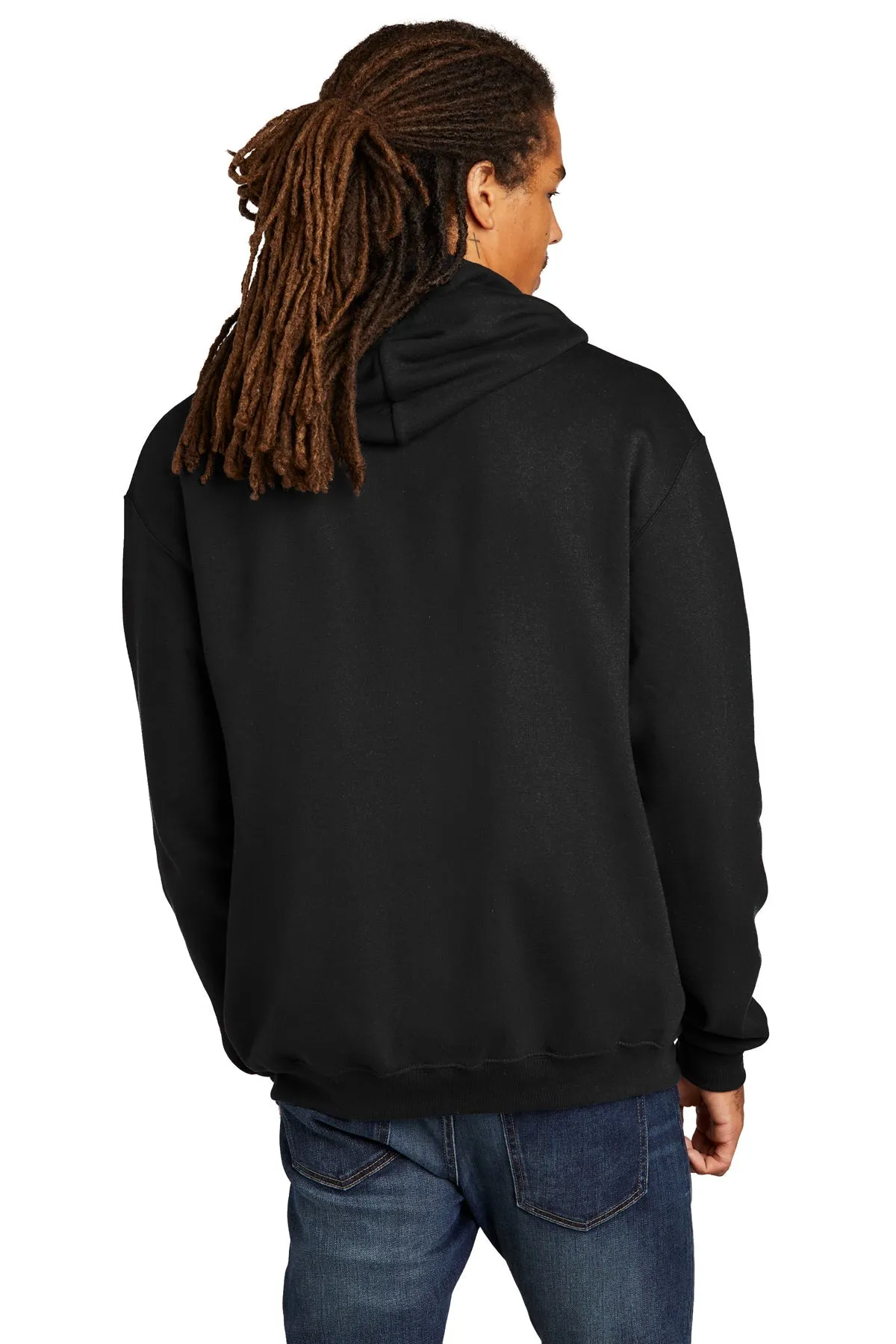 Champion Eco Fleece Full-Zip Hoodie, Black