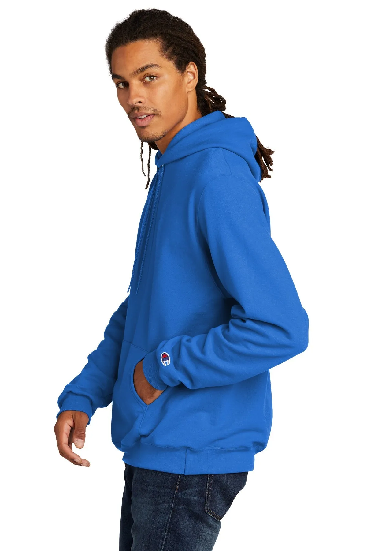 Champion Eco Fleece Pullover Hoodie, Royal Blue