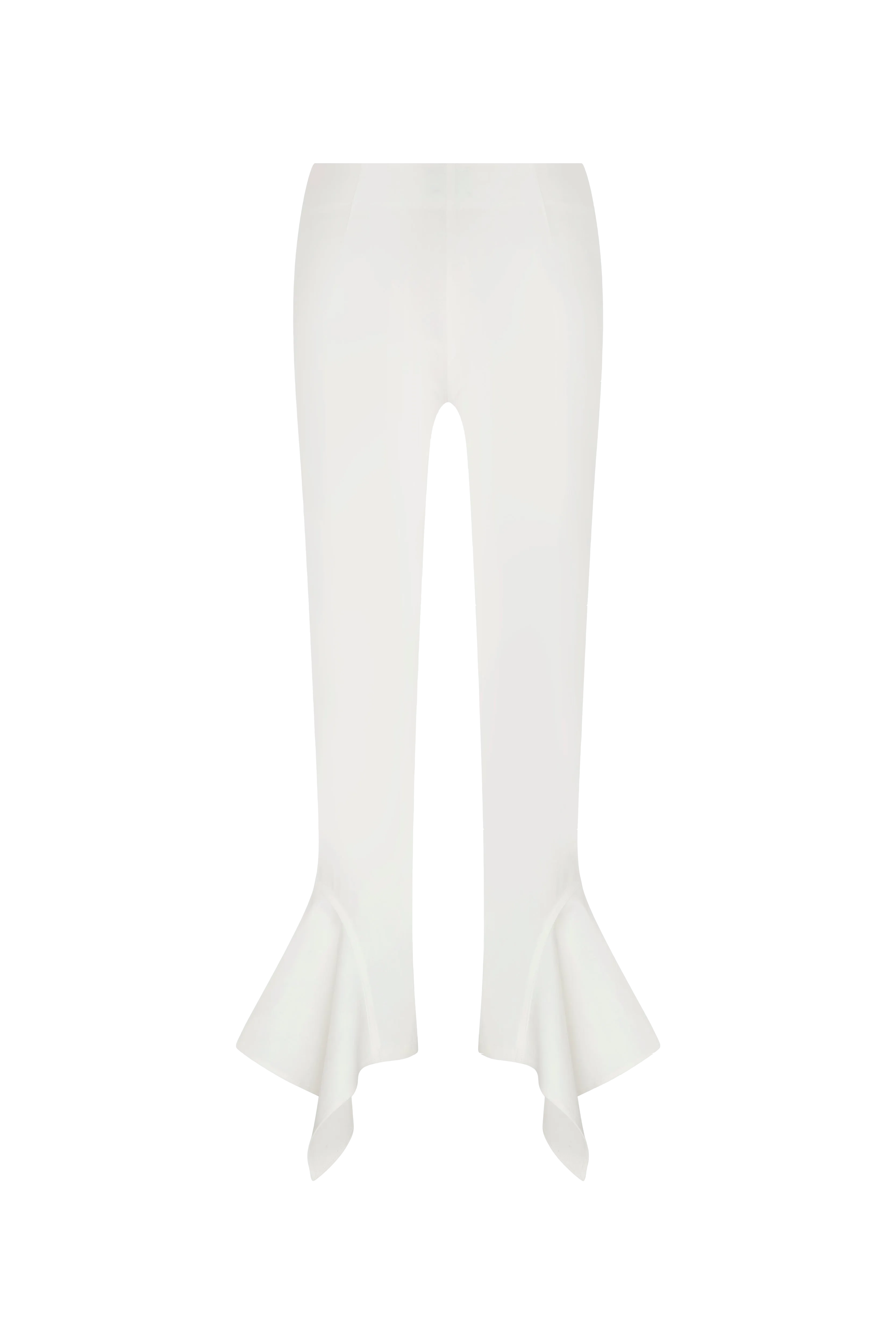 Charvi - Trousers With Stitching And Ruffles