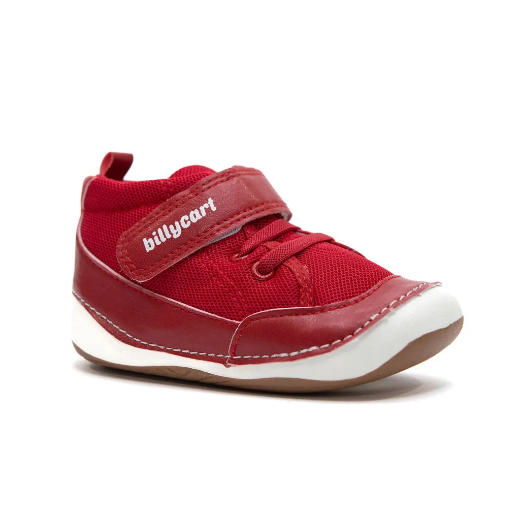 CHICAGO red baby and toddler high-top sneakers