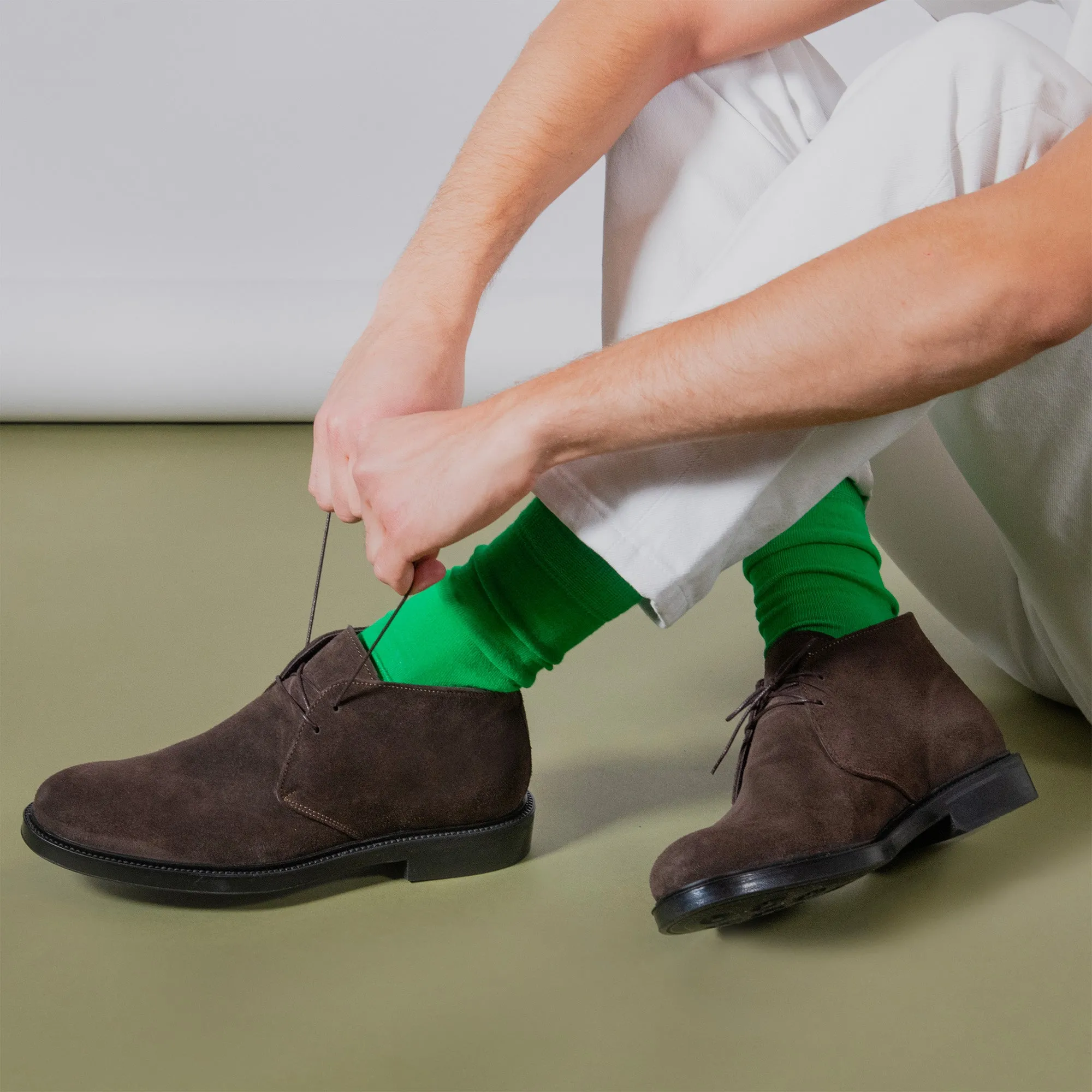 Chukka boot dark brown