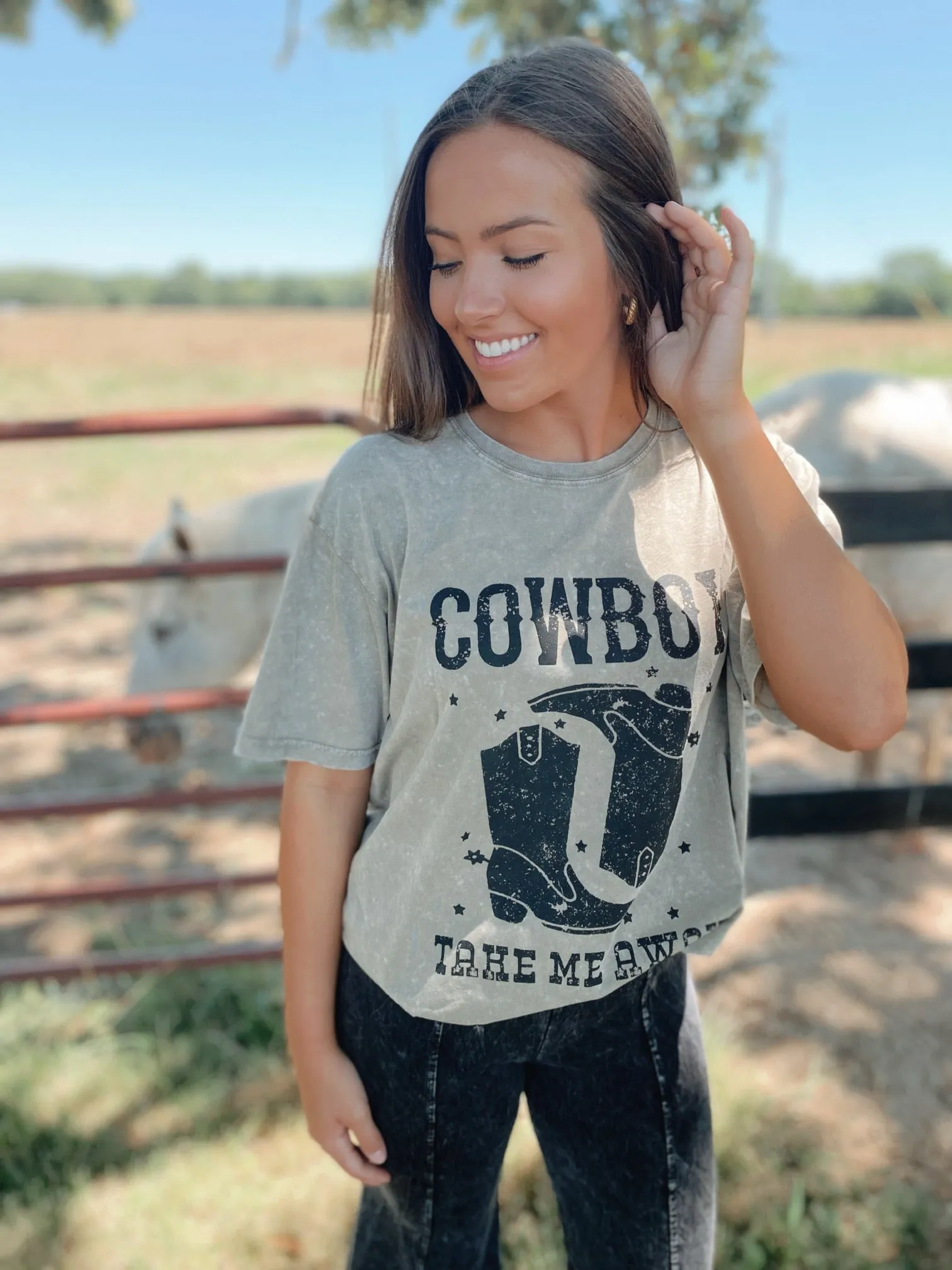 Cowboy Take Me Away Graphic Tee