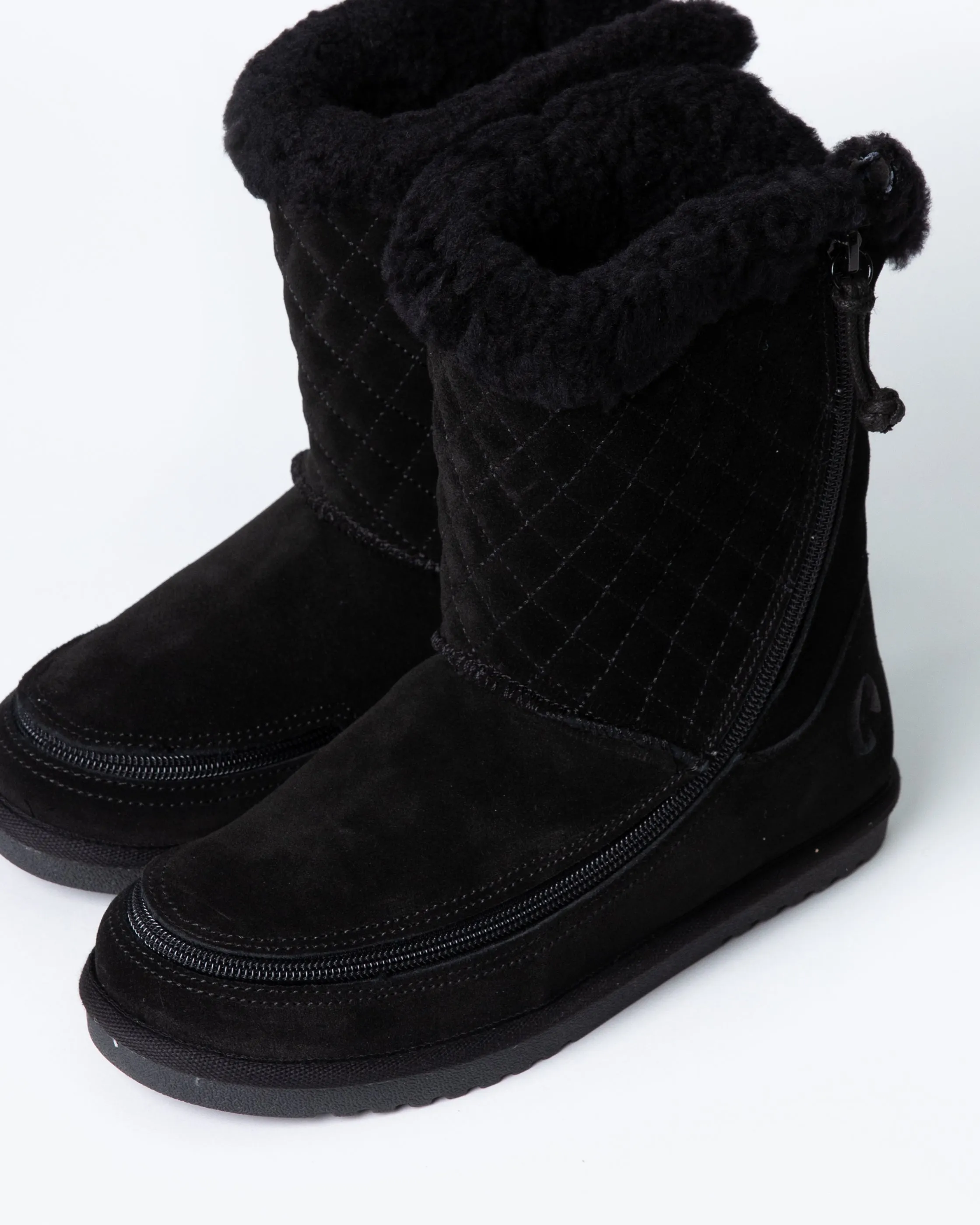 Cozy Boot Lux (Toddler) - Black Quilt