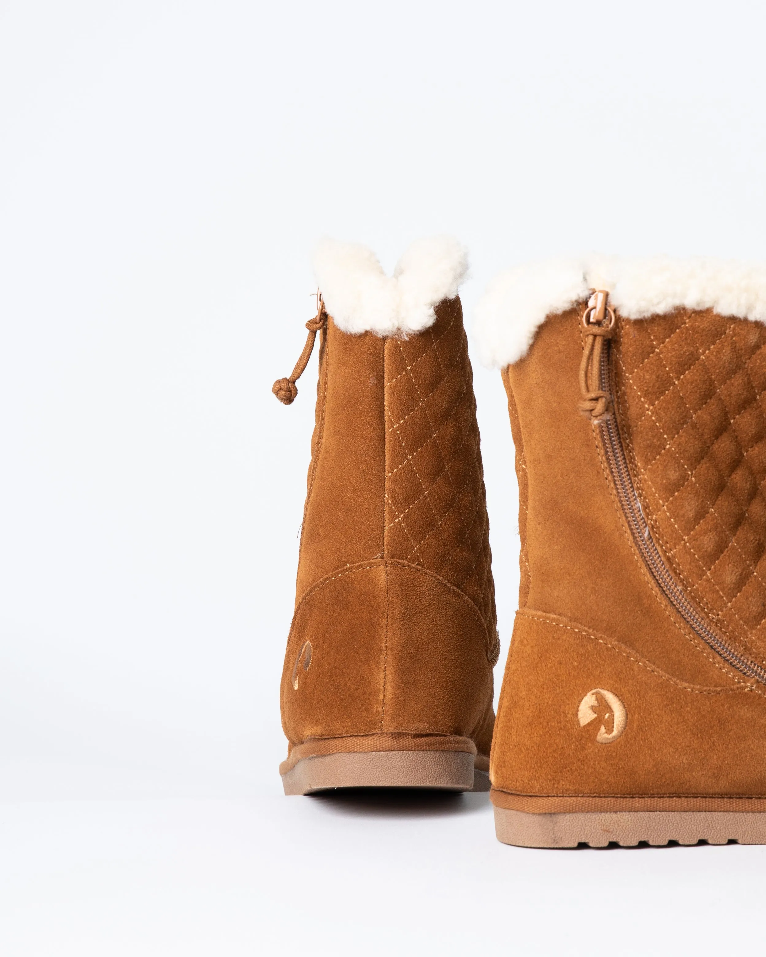 Cozy Boot Lux (Toddler) - Chestnut Quilt