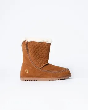 Cozy Boot Lux (Toddler) - Chestnut Quilt