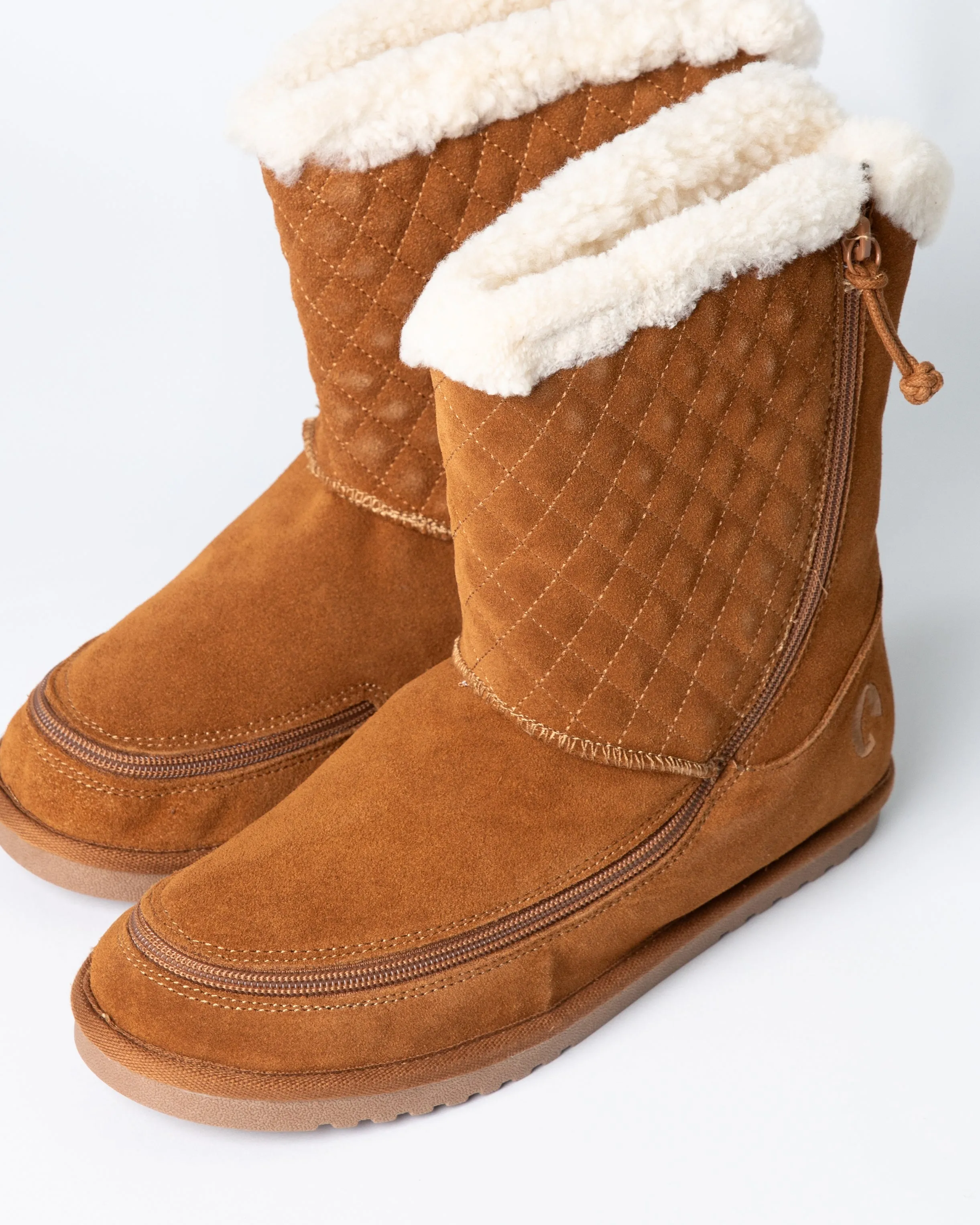 Cozy Boot Lux (Toddler) - Chestnut Quilt