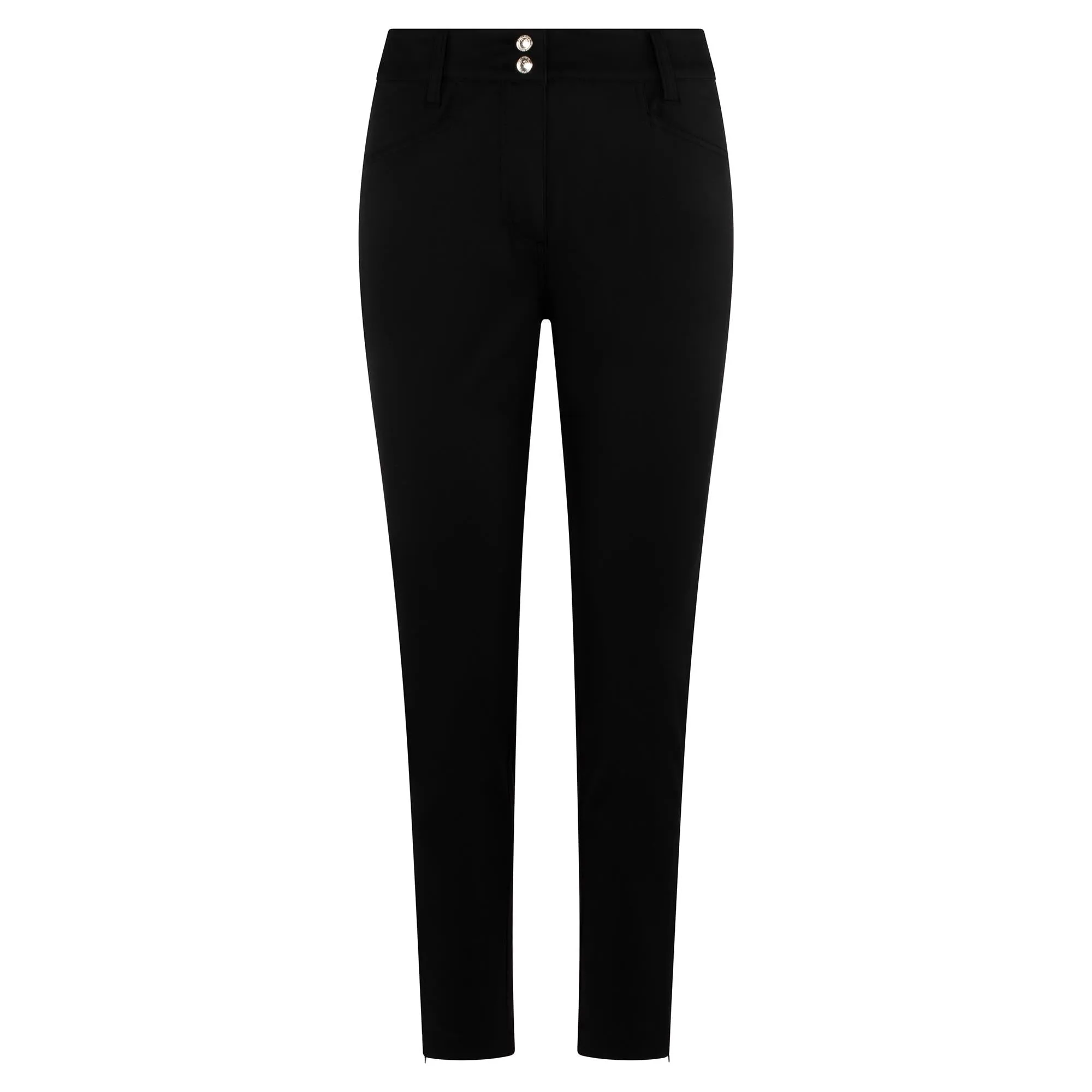 Daily Sports Glam Ankle Ladies Golf Pants Black