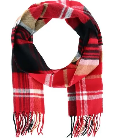 David & Young Soft Plaid Winter Scarf