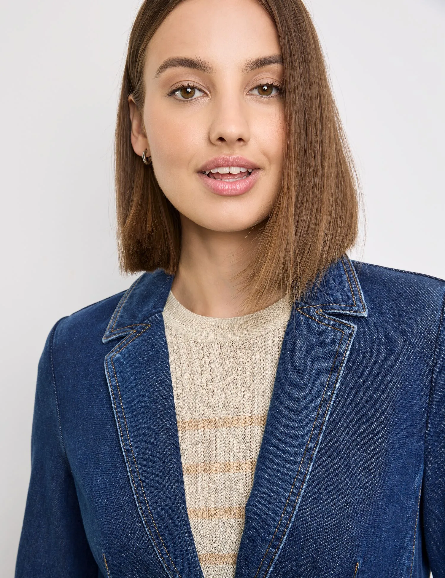 Denim blazer