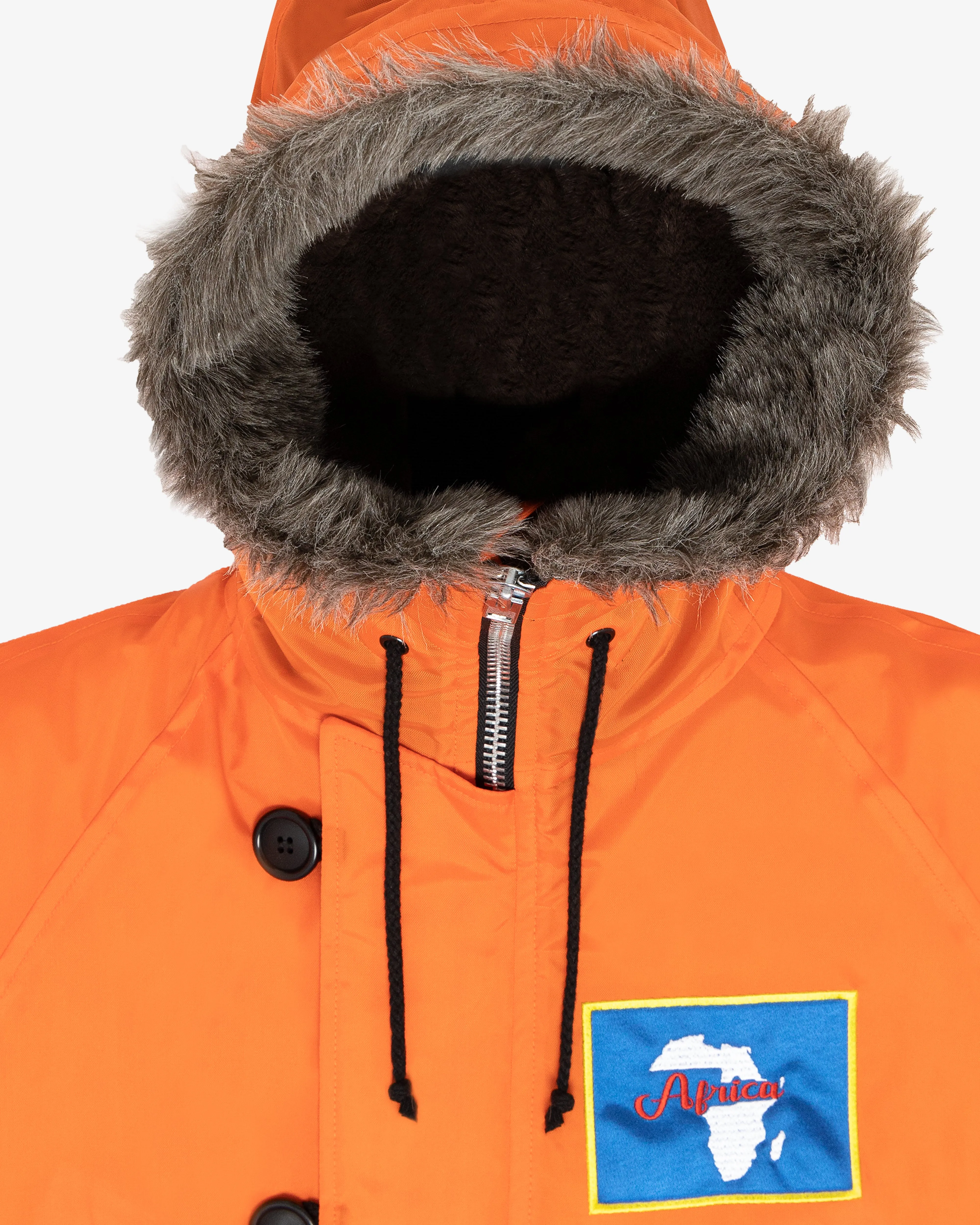 Denim Tears - Men's Longest Trip Parka - (Orange)