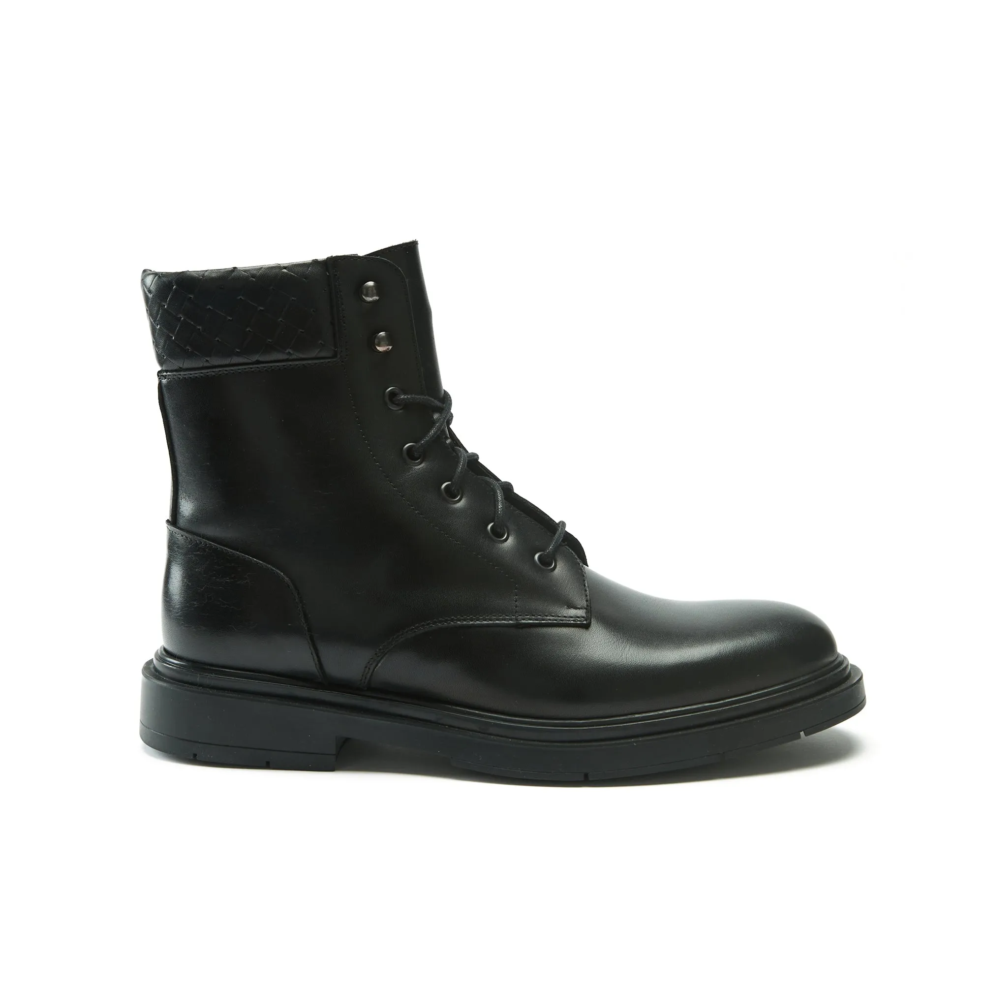 Derby ankle boot black