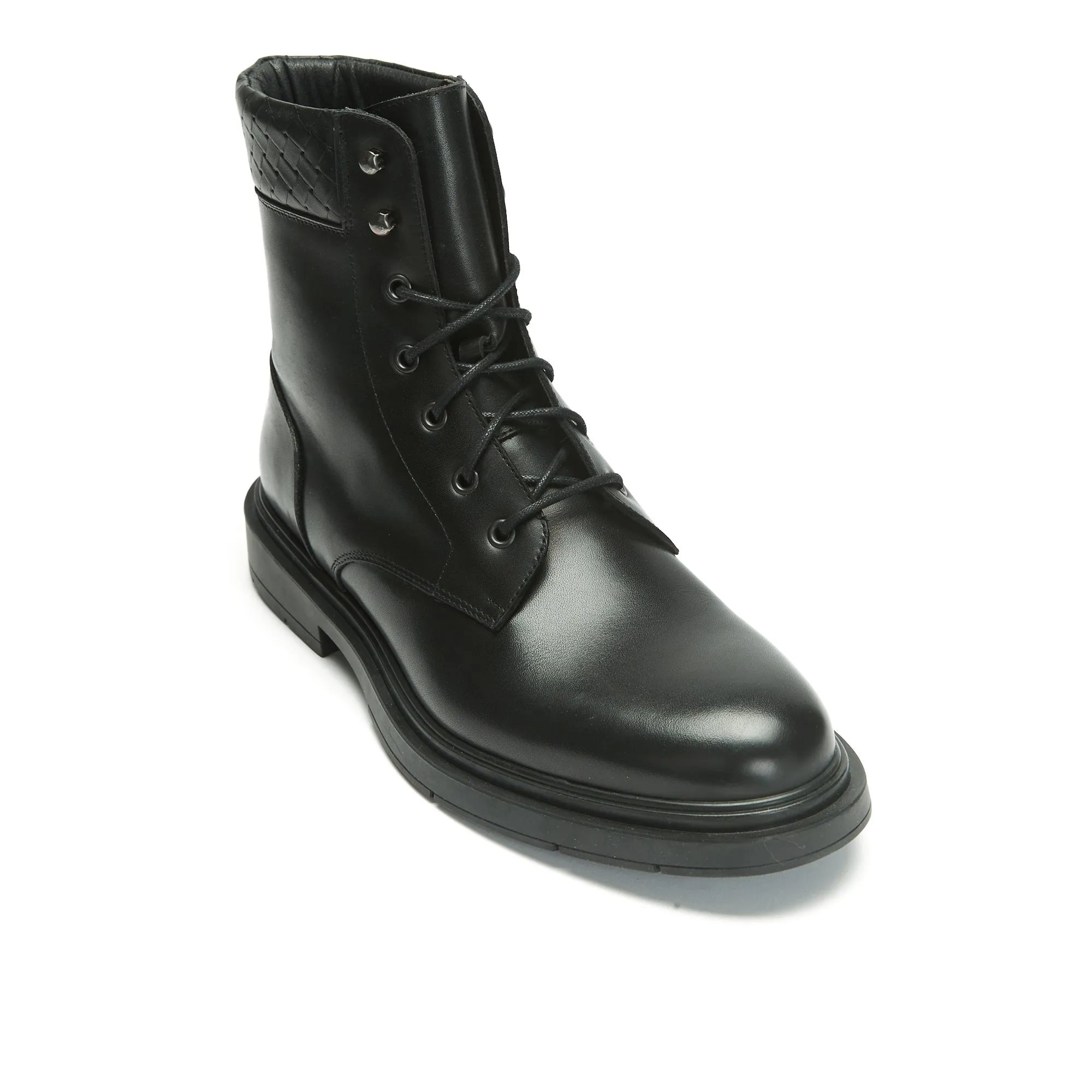 Derby ankle boot black