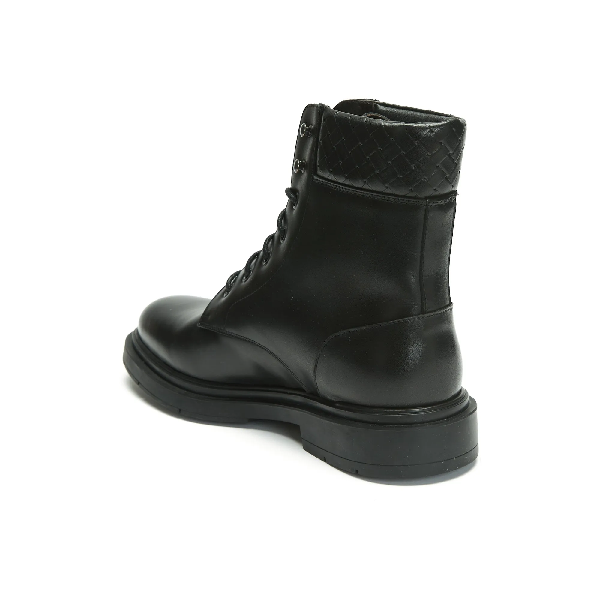 Derby ankle boot black