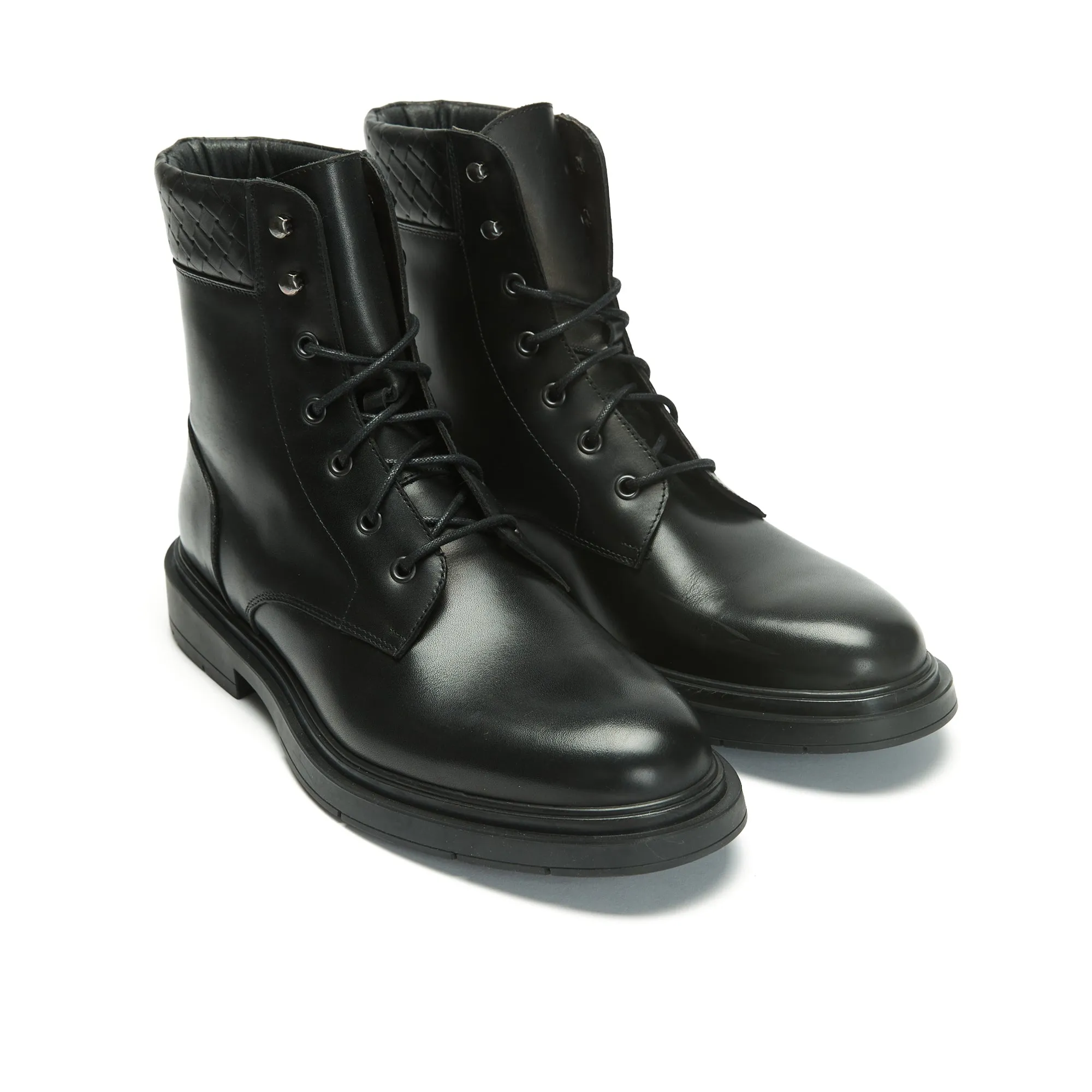 Derby ankle boot black