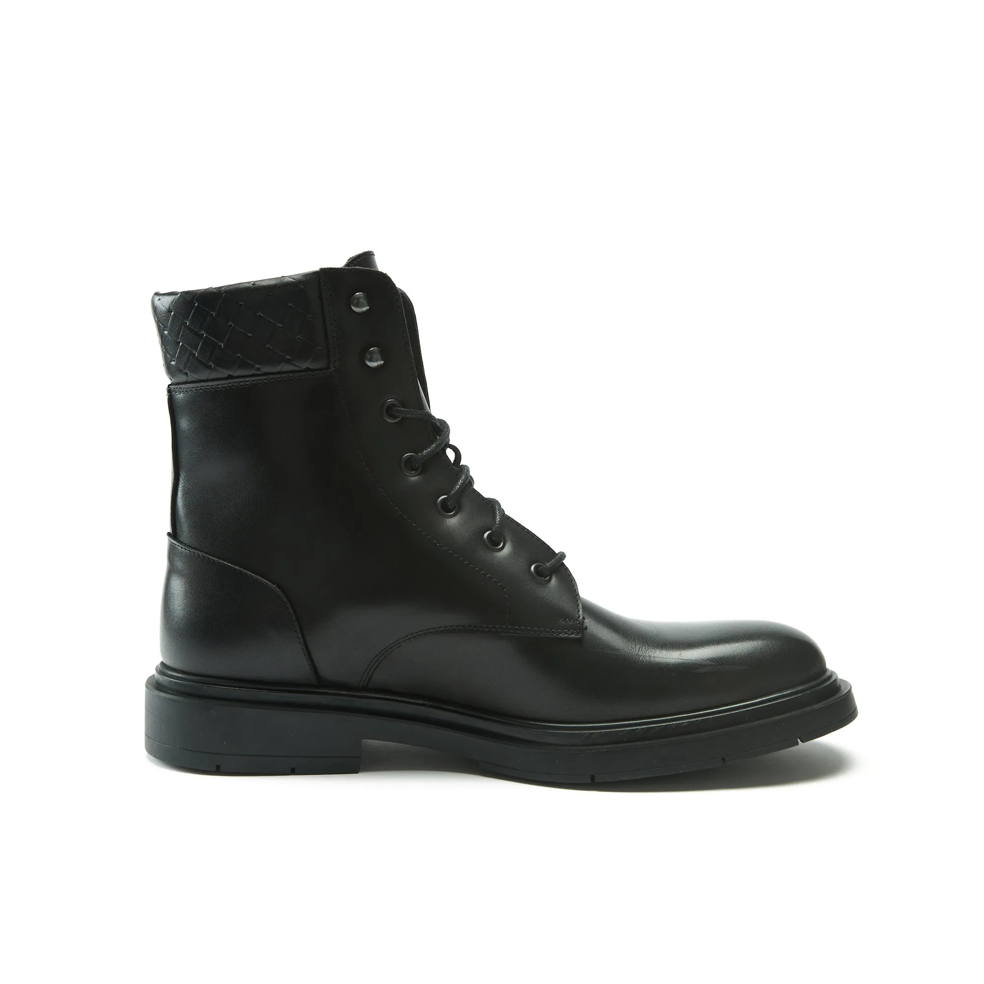 Derby ankle boot black