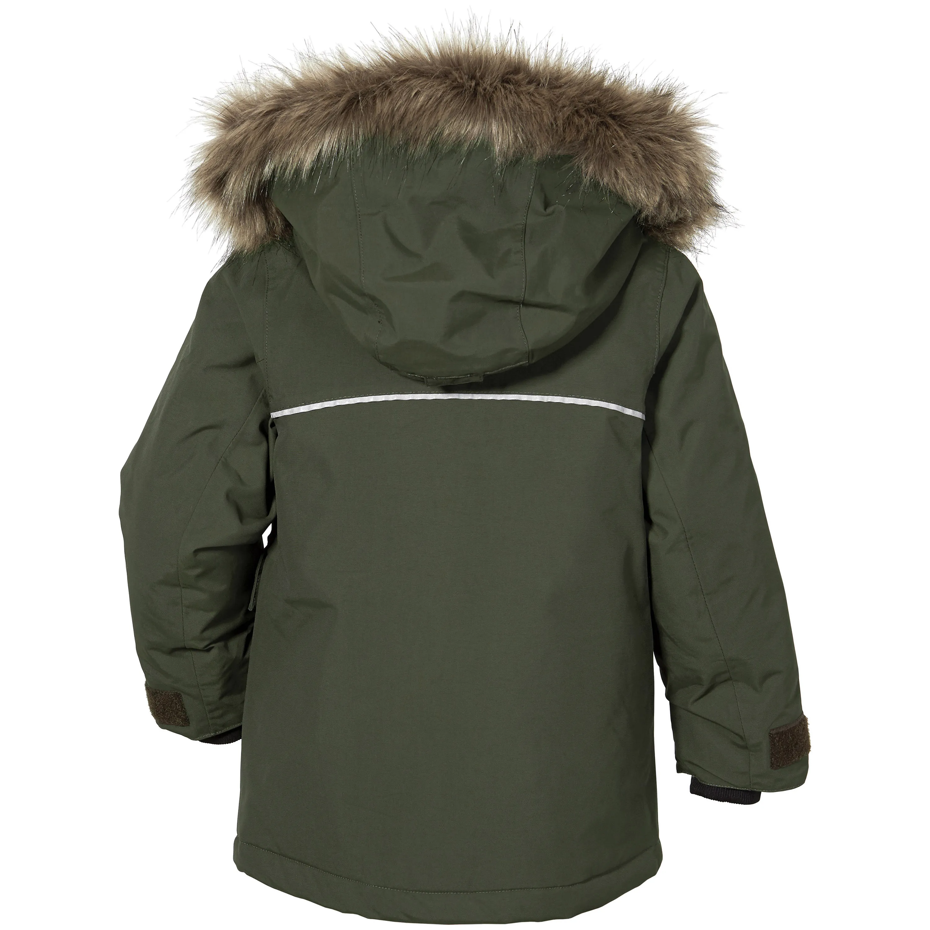 Didriksons Kids' Kure Parka 4 Deep Green | Buy Didriksons Kids' Kure Parka 4 Deep Green here | Outnorth