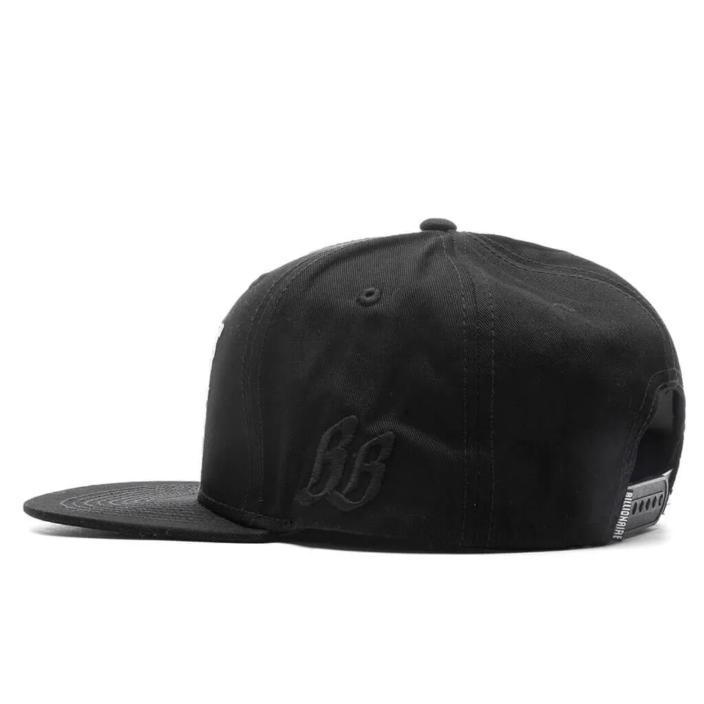 Dollar Snapback Hat - Black