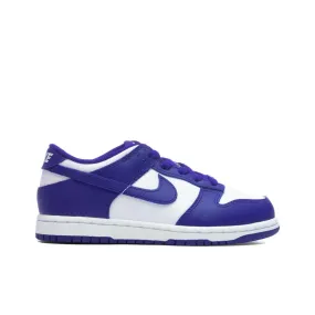 Dunk Low (PS) - White/Concord/University Red