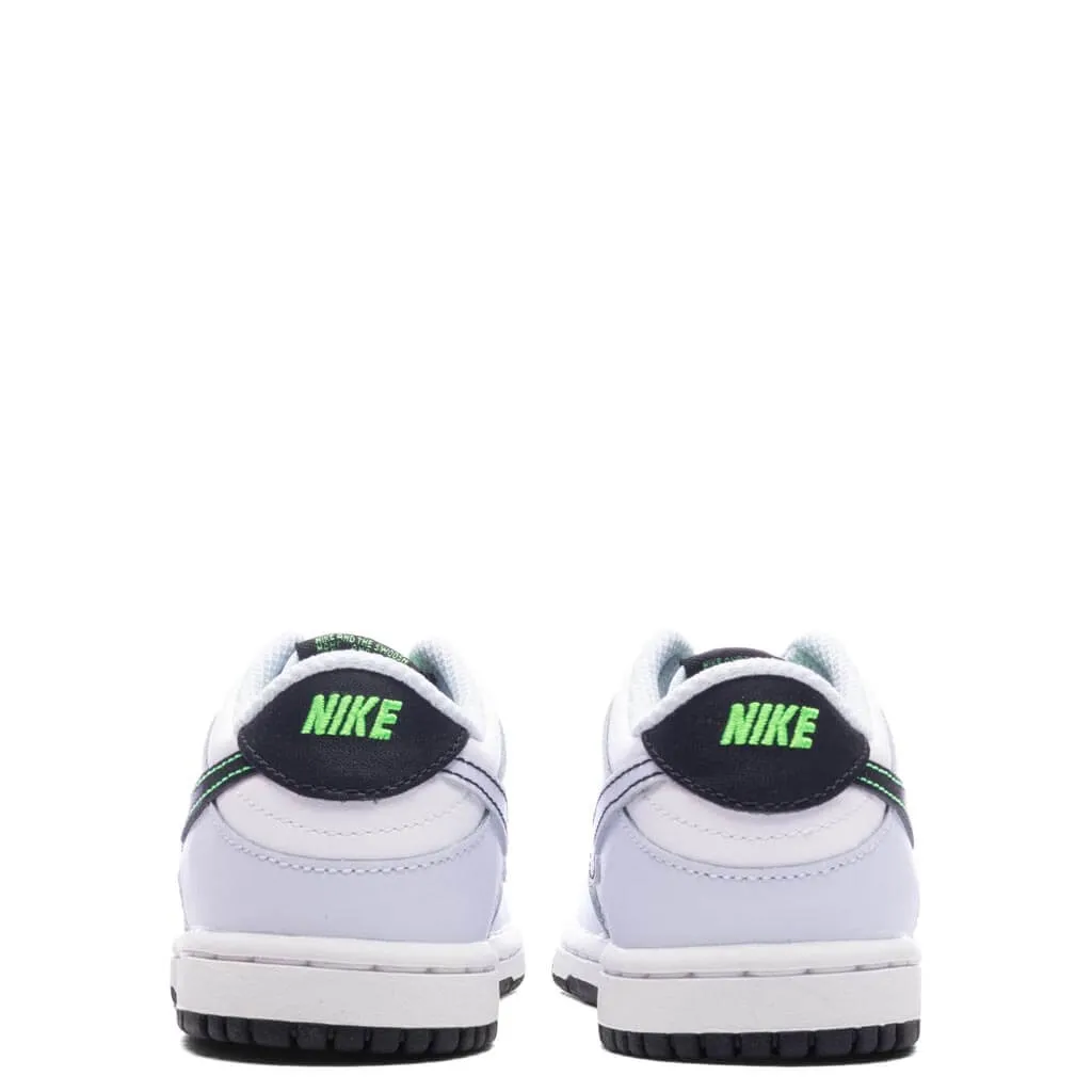 Dunk Low (TD) - White/Black/Football Grey