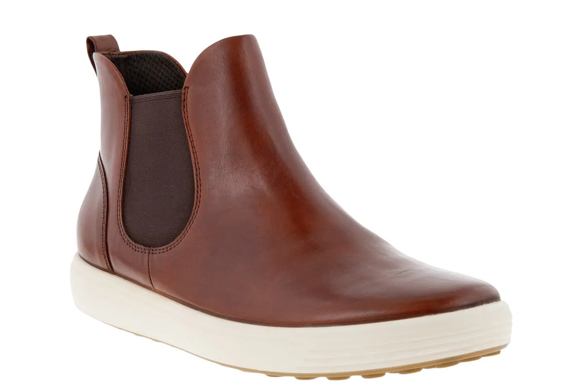 Ecco Soft 7 Chelsea Boot Cognac Womens