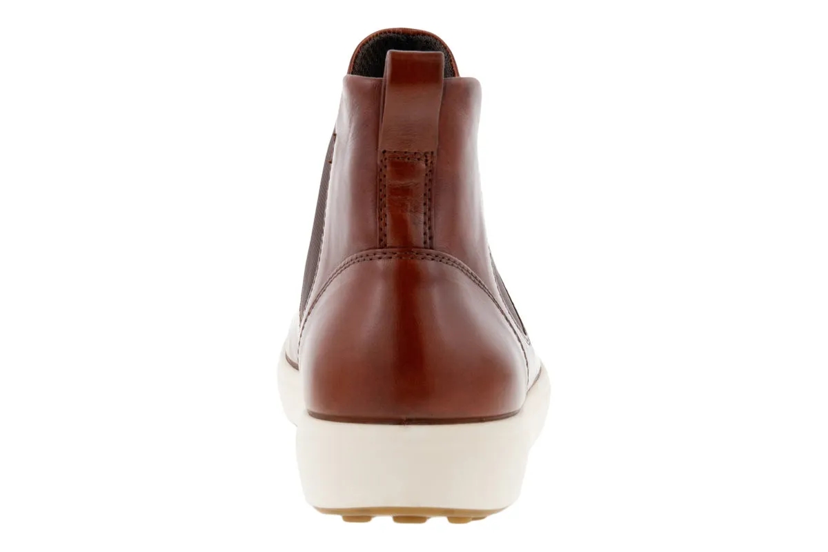 Ecco Soft 7 Chelsea Boot Cognac Womens