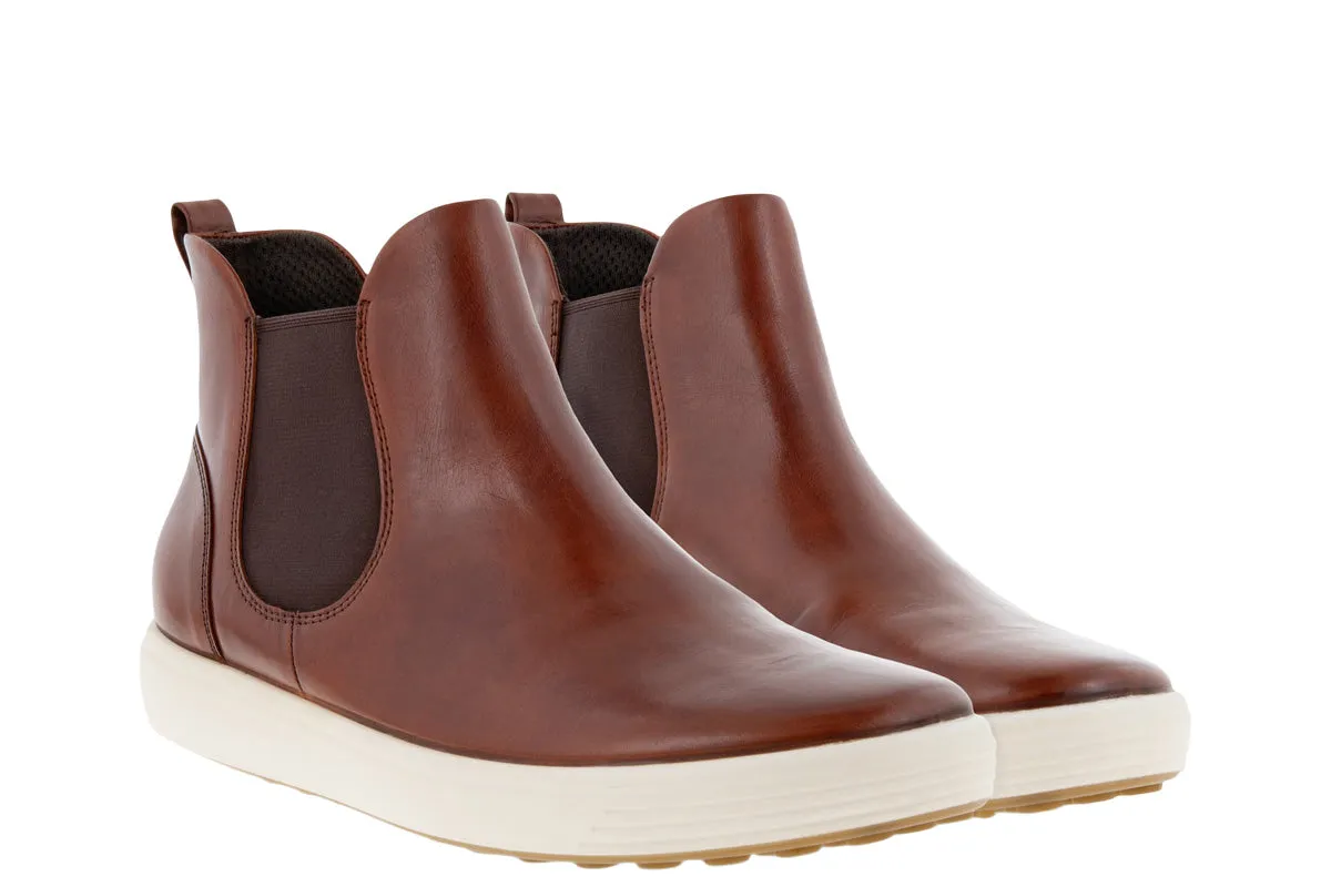 Ecco Soft 7 Chelsea Boot Cognac Womens