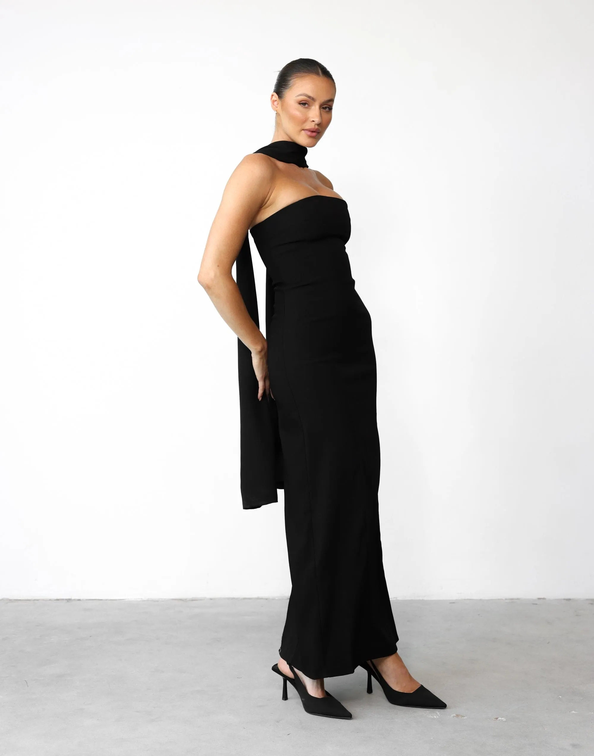 Eleanor Maxi Dress (Black)