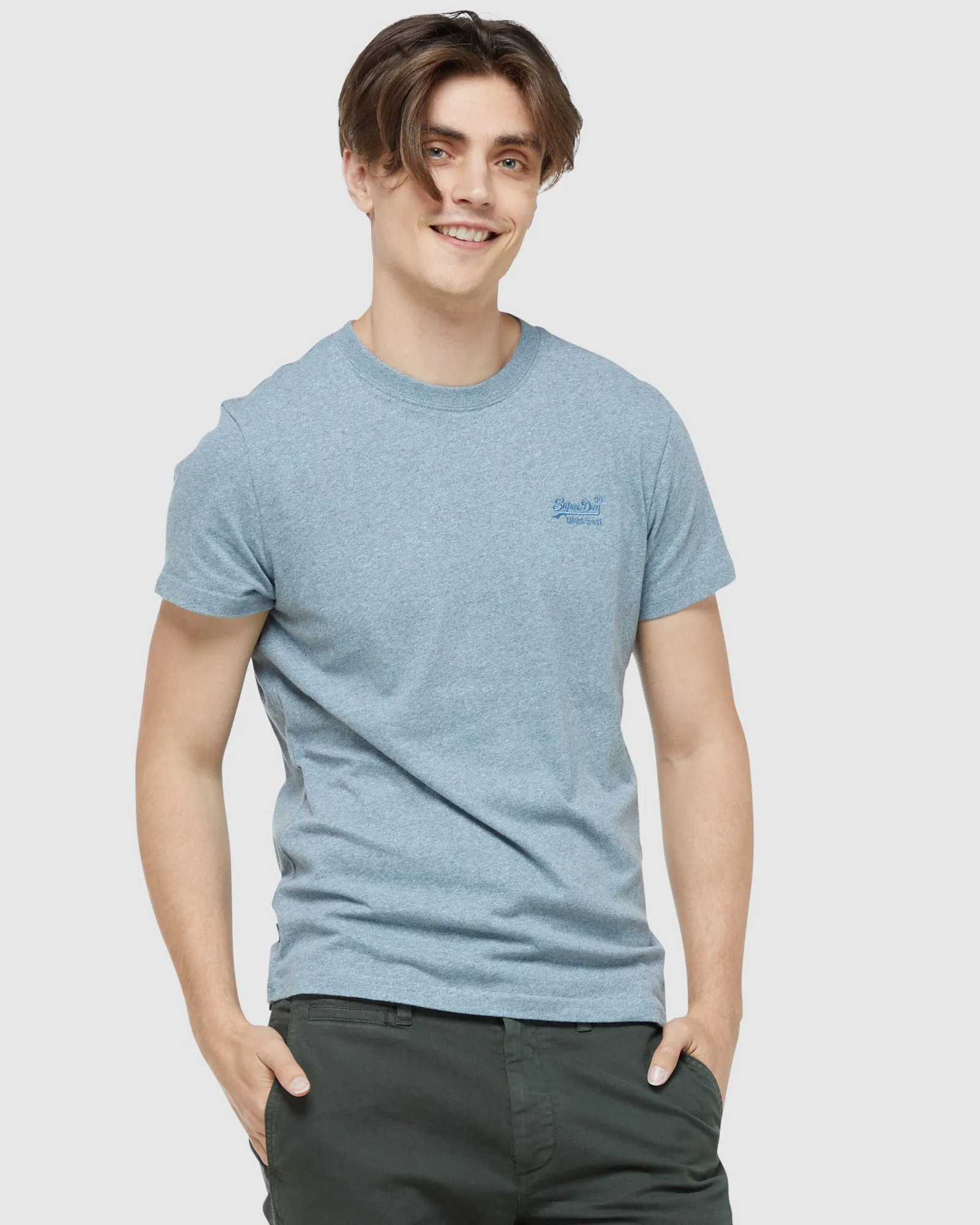 Essential T Shirt | Coastal Blue Grit